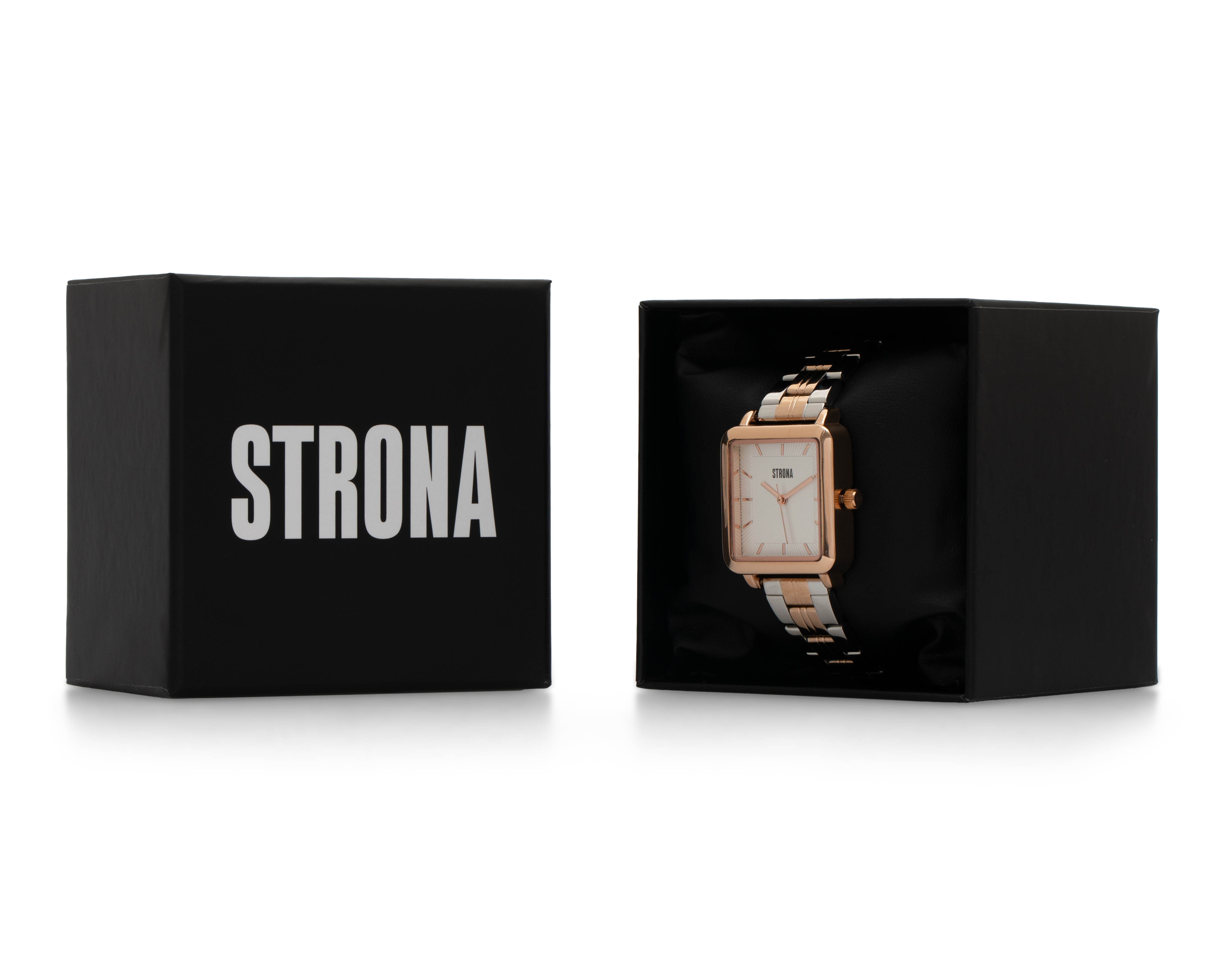 Foto 5 | Foto 5 | Reloj Strona para Mujer STN-P4455 Oro Rosa/Plateado