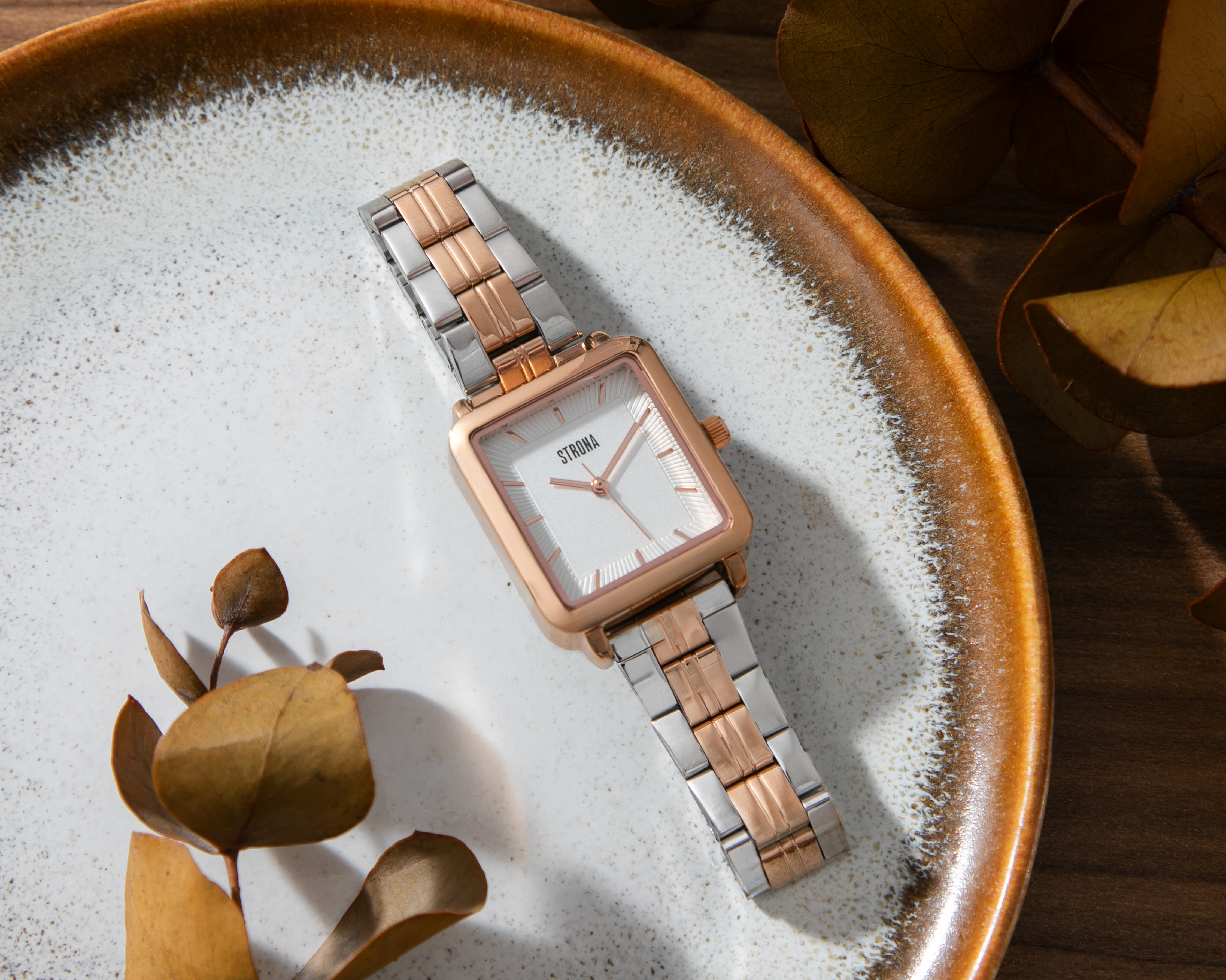 Foto 6 | Foto 6 | Reloj Strona para Mujer STN-P4455 Oro Rosa/Plateado