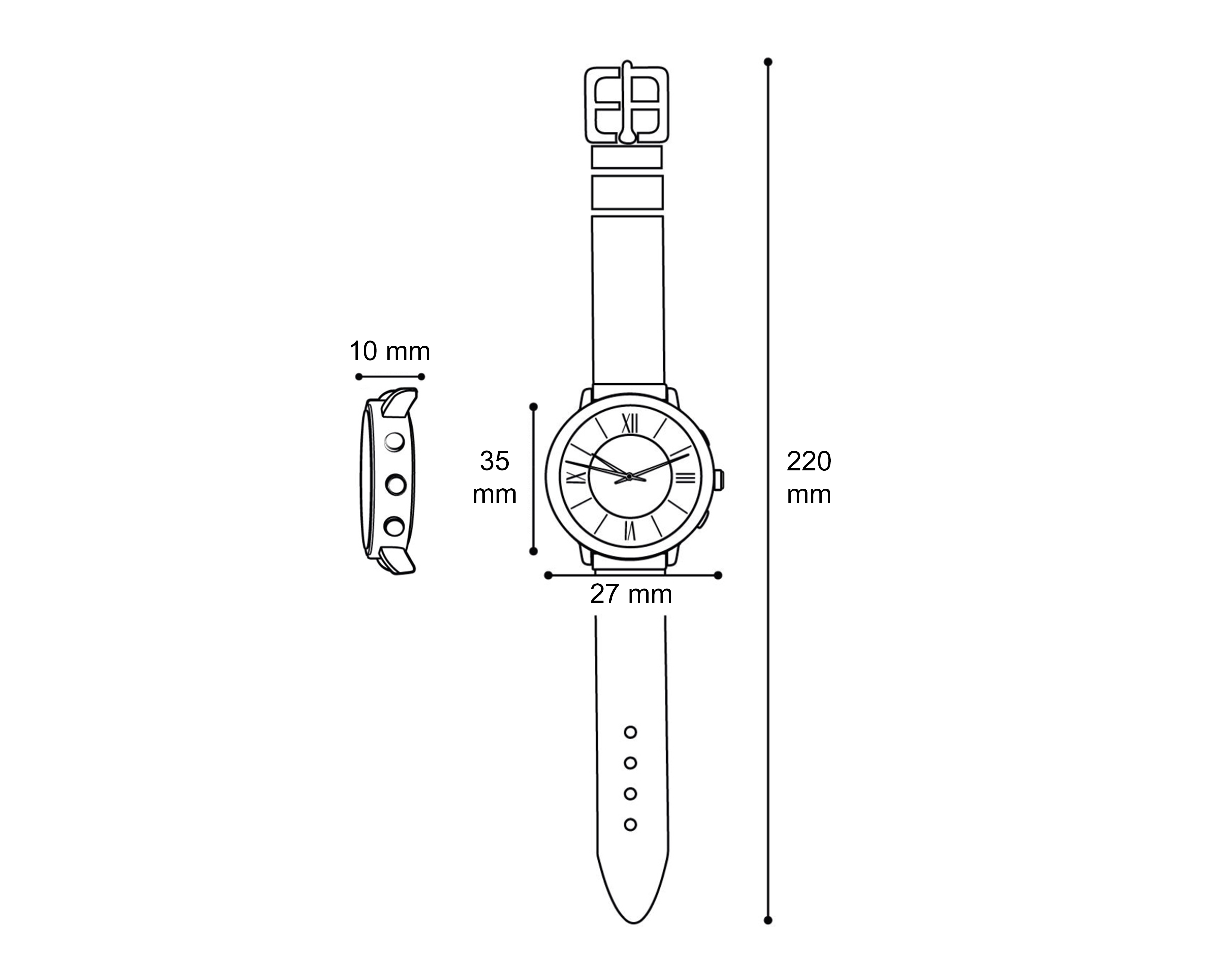 Foto 10 pulgar | Foto 9 | Reloj Sahara para Mujer SHR-FL-512S con 2 Accesorios