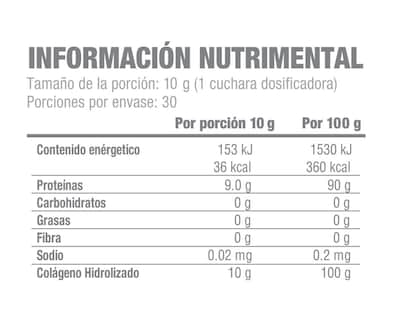 Foto 3 | Foto 3 | Suplemento Alimenticio Life 180 Colágeno Hidrolizado Puro Sin Azucar 300 g