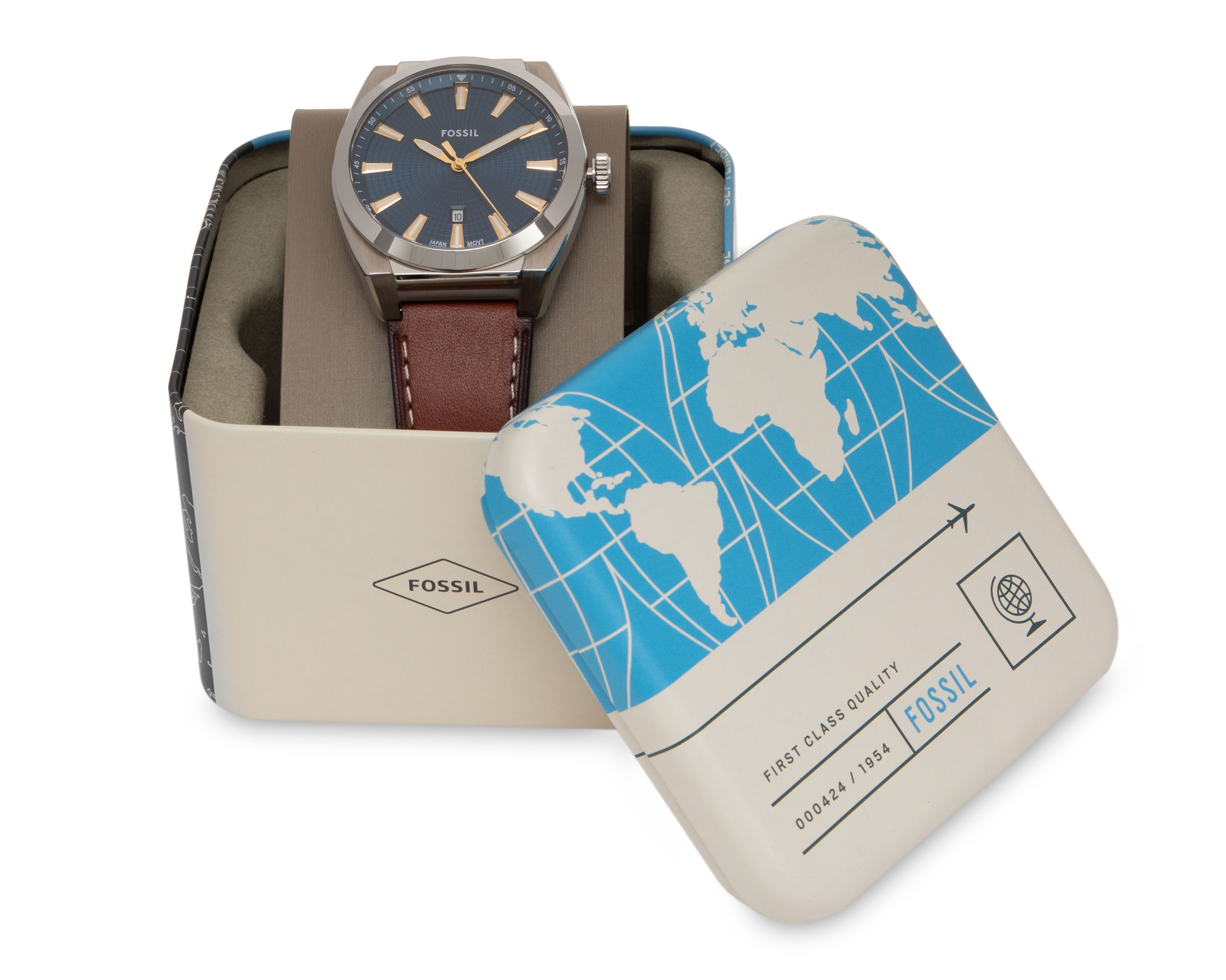 Foto 5 | Foto 5 | Reloj Fossil para Hombre FS6115 Plateado