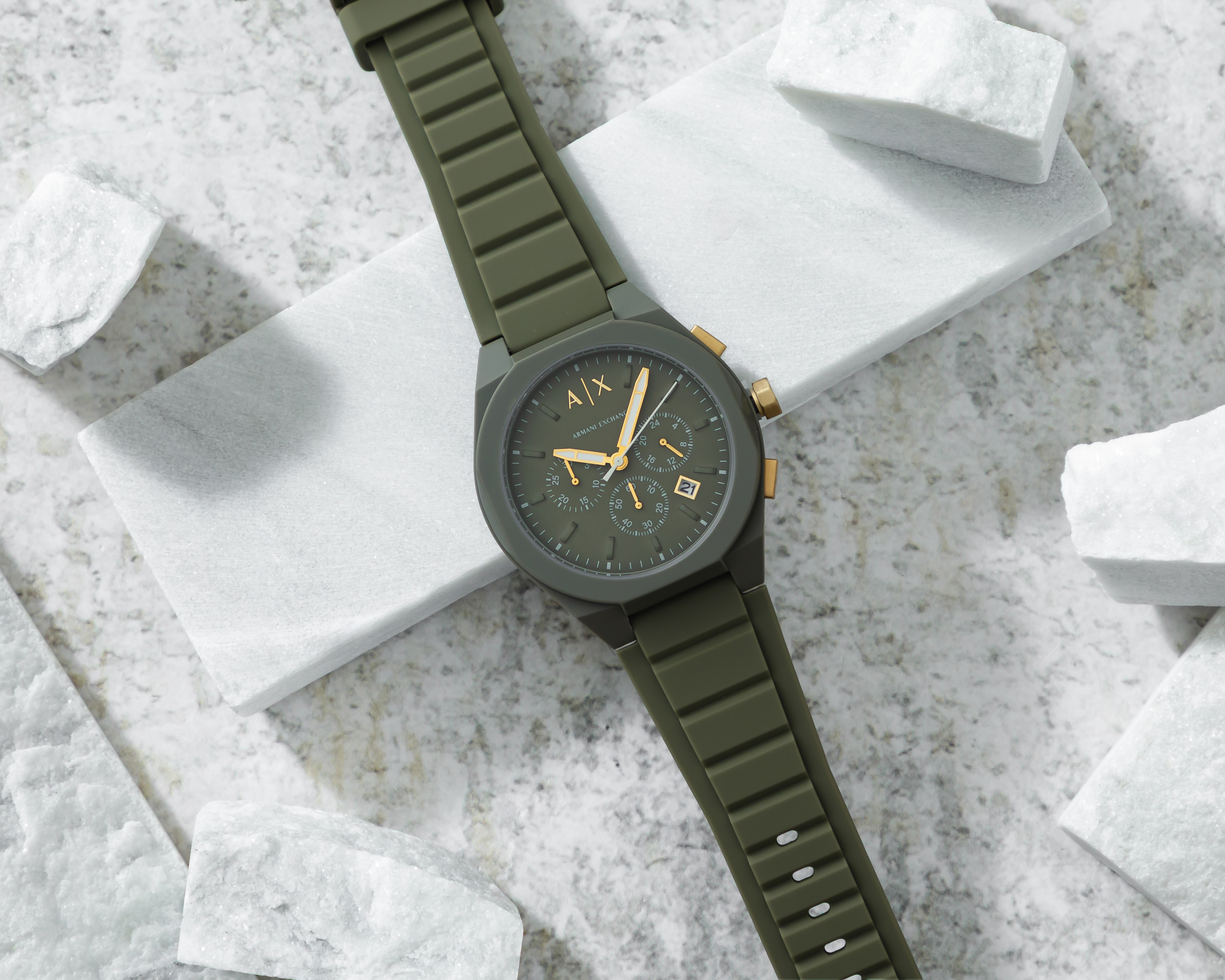 Foto 8 pulgar | Foto 7 | Reloj Armani Exchange para Hombre AX4169 Verde