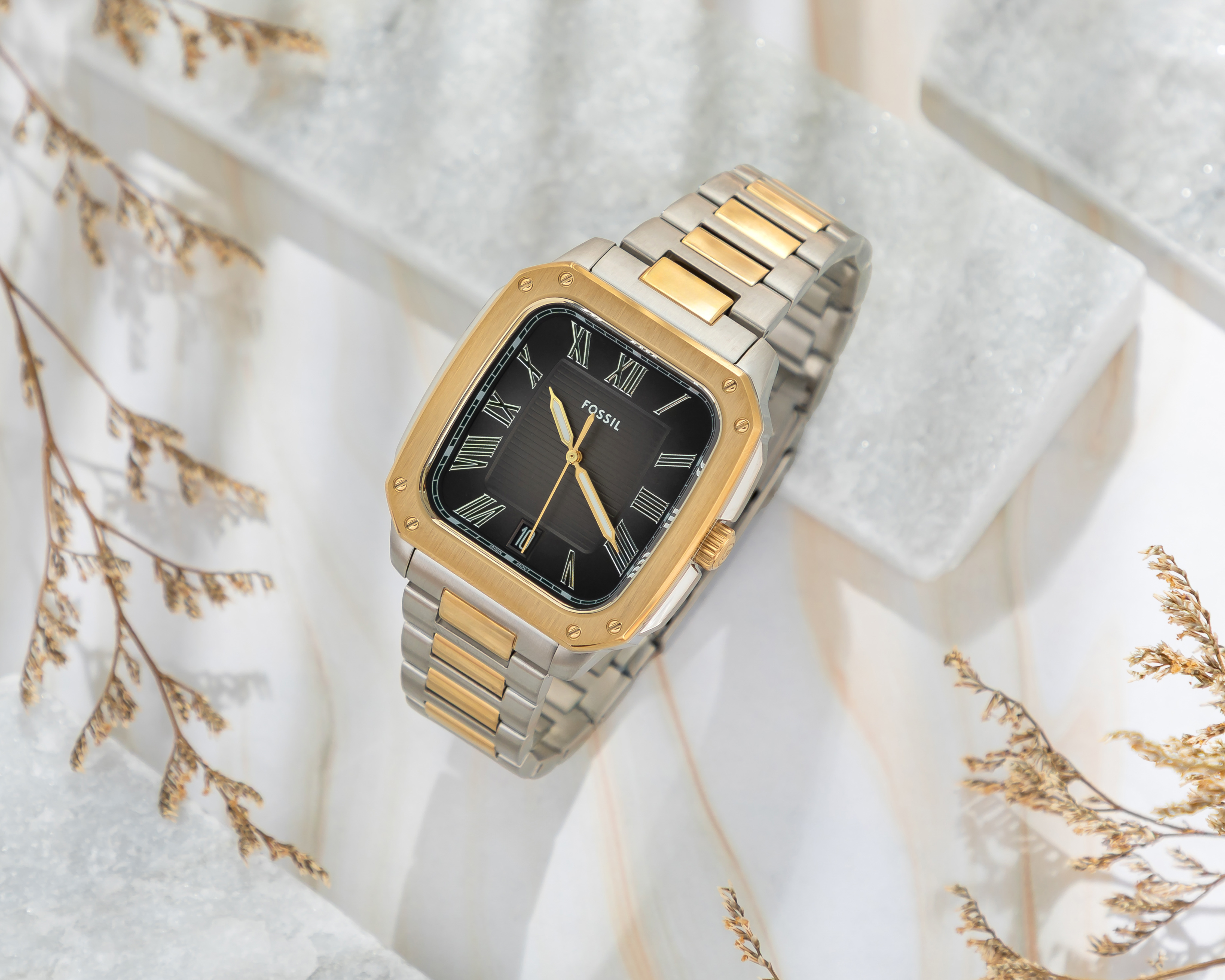 Foto 6 | Foto 6 | Reloj Fossil para Hombre FS6123 Dorado