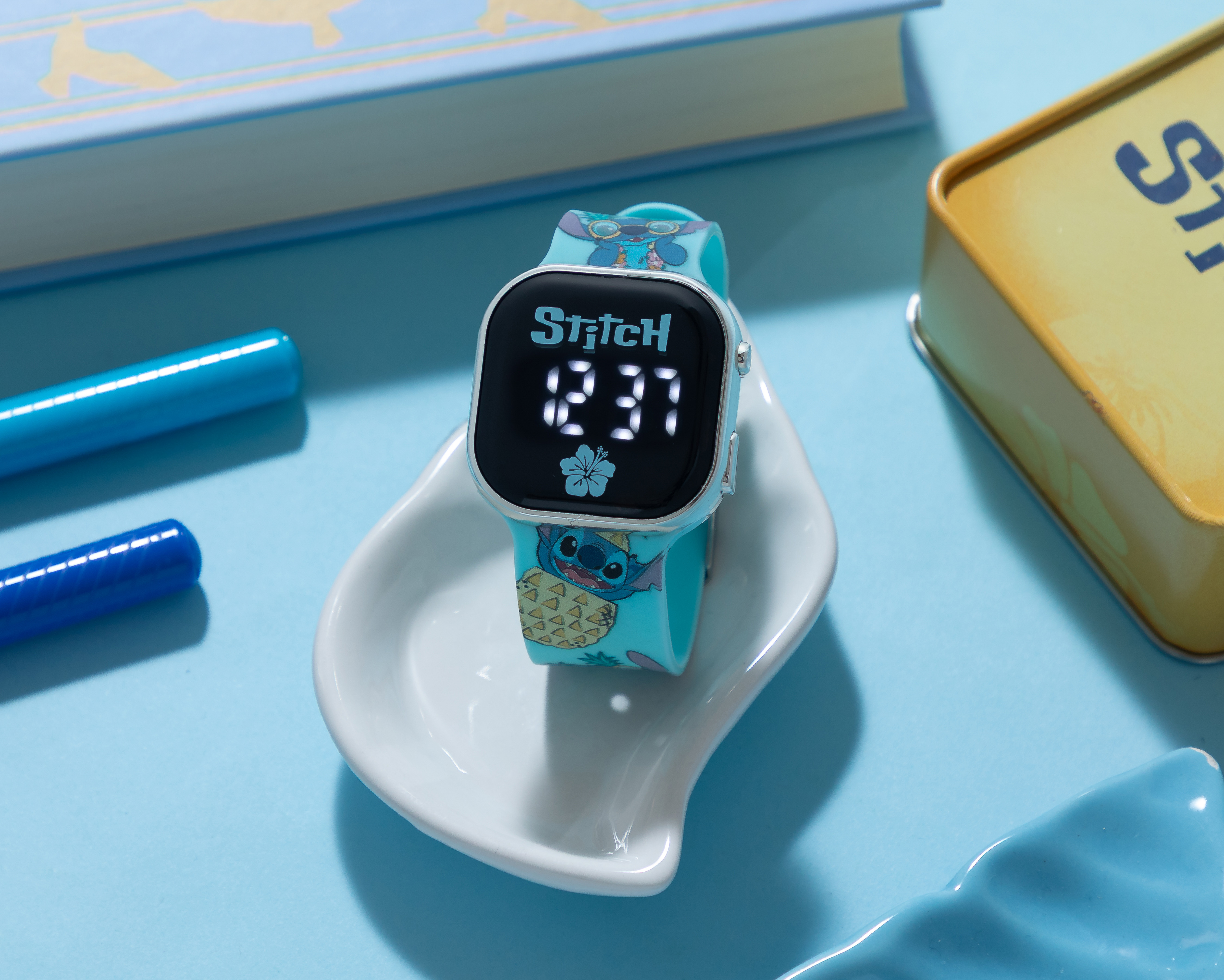 Foto 6 | Foto 6 | Reloj Lilo & Stitch para Niña LAS4171RO Azul