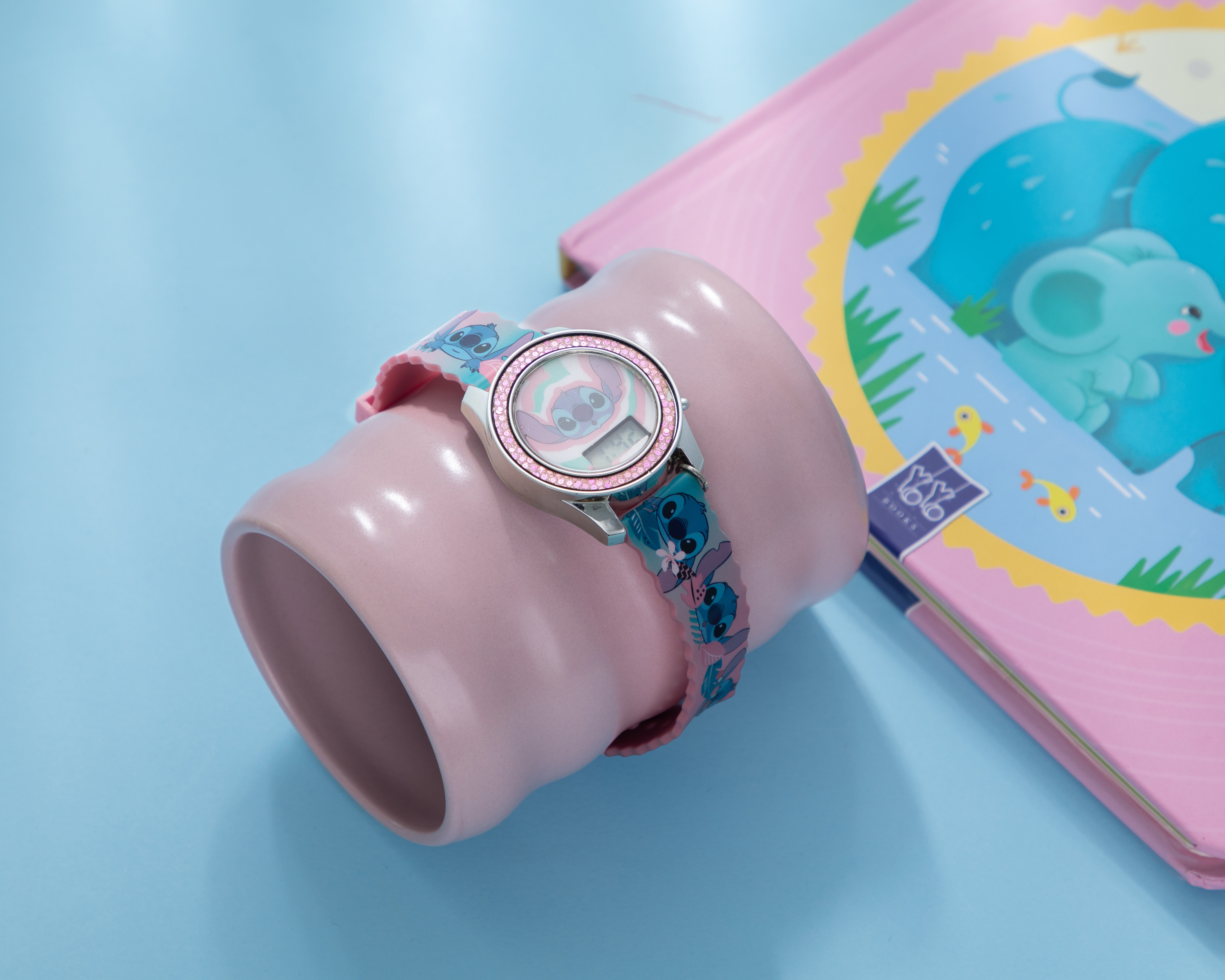 Foto 8 pulgar | Foto 7 | Reloj Lilo & Stitch para Niña LAS4095RO Rosa