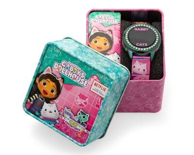 Foto 5 | Foto 5 | Reloj Gabby's Dollhouse para Niña GAB4052RO Multicolor