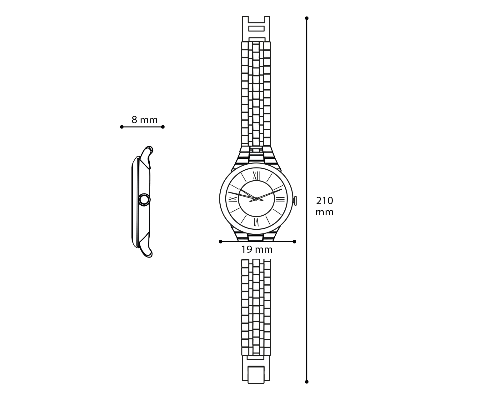 Foto 5 | Foto 5 | Reloj Vizanti para Mujer RVD2302 Dorado