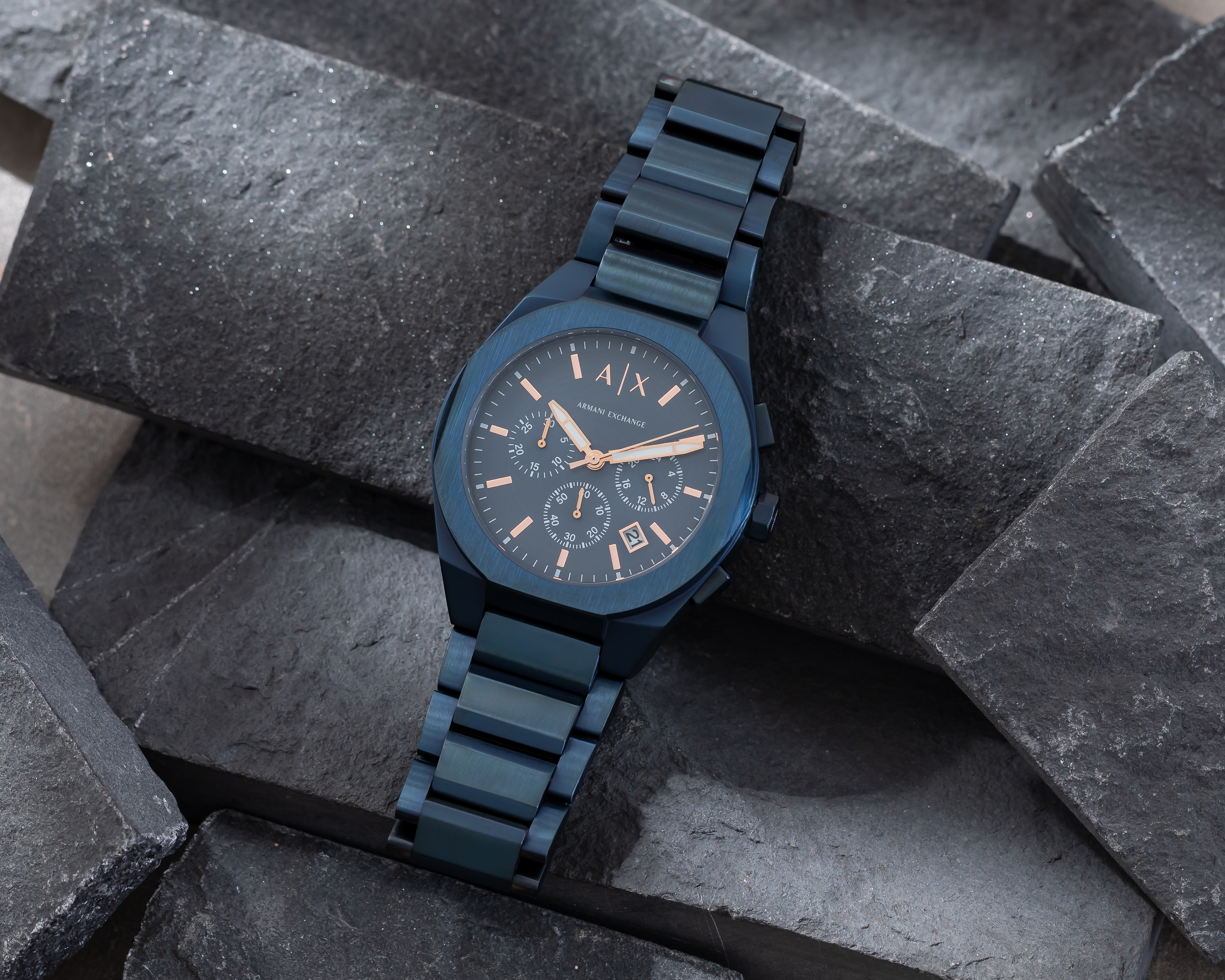Foto 8 pulgar | Foto 7 | Reloj Armani Exchange para Hombre AX4189 Azul