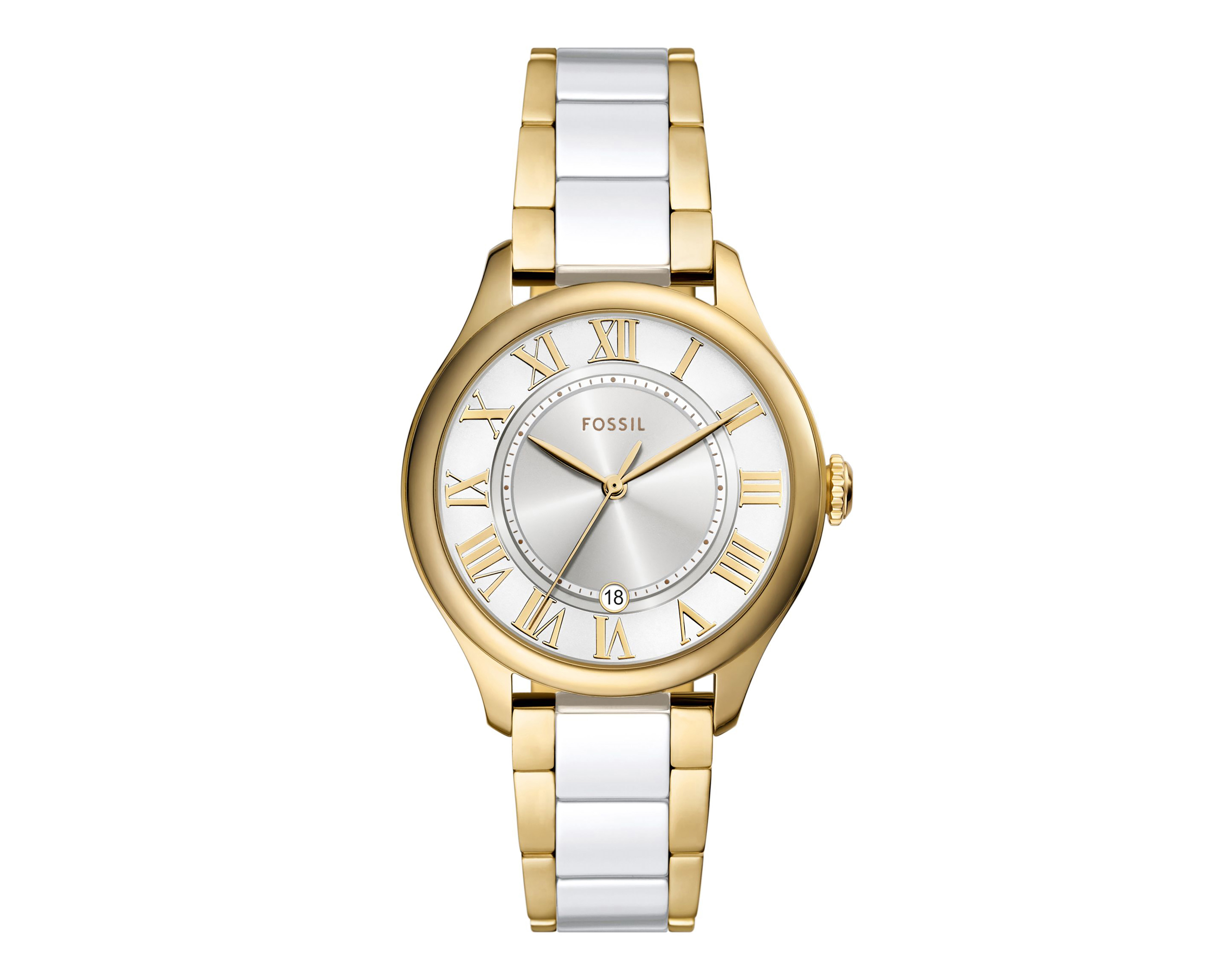 Reloj Fossil para Mujer CE1131 Dorado/Blanco