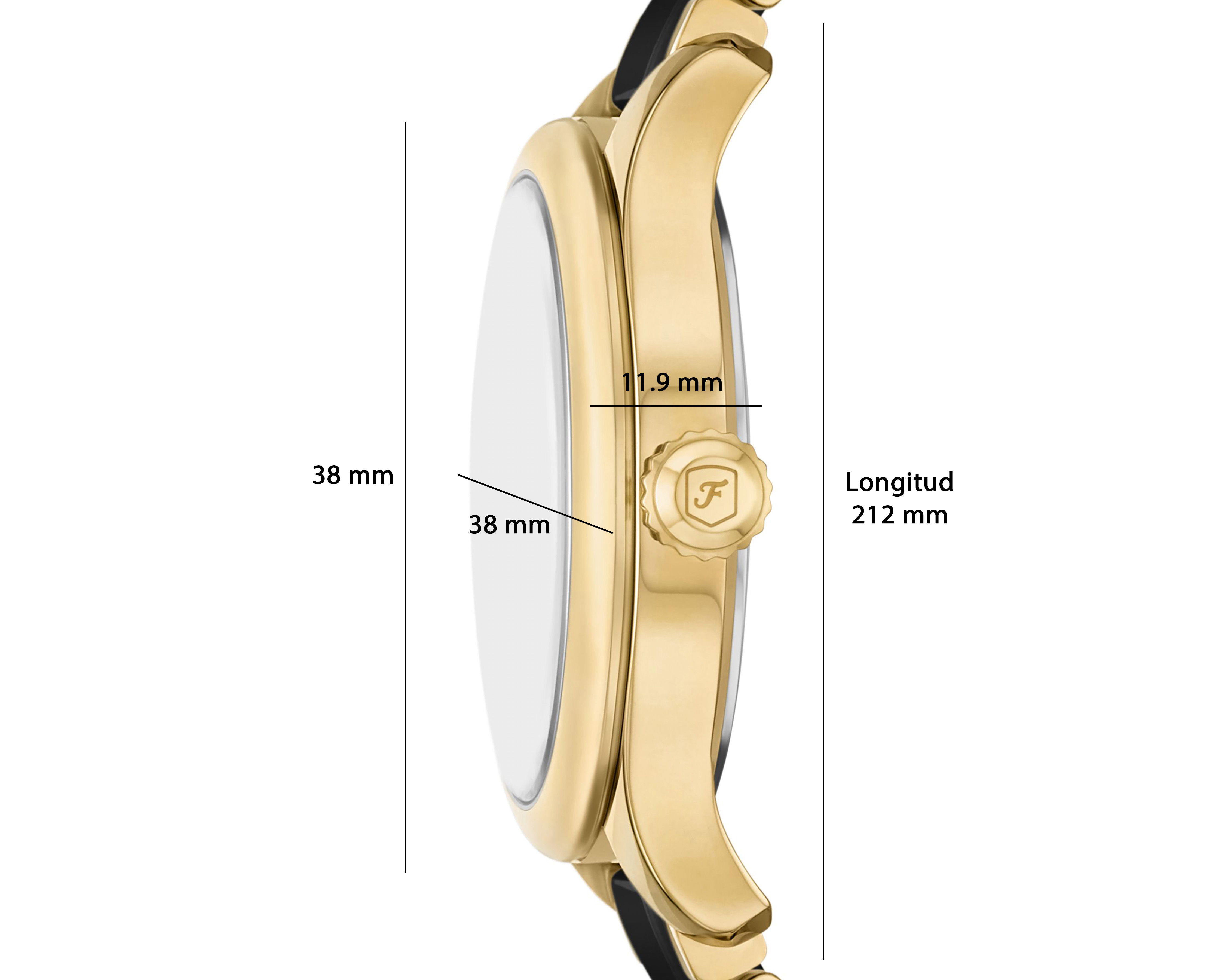 Foto 7 | Foto 7 | Reloj Fosill para Mujer CE1131 Dorado