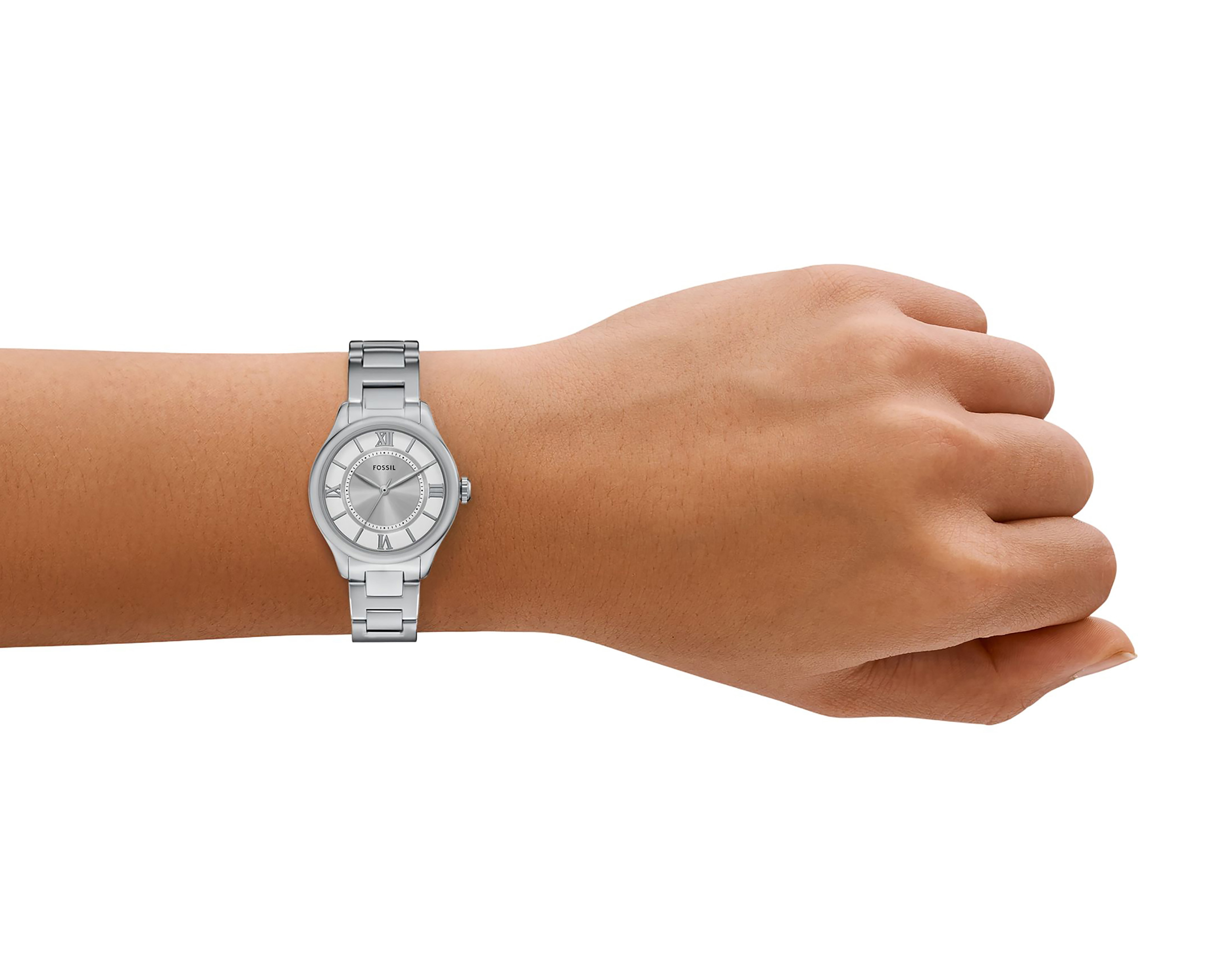 Foto 6 pulgar | Foto 5 | Reloj Fossil para Mujer ES5419 Plateado