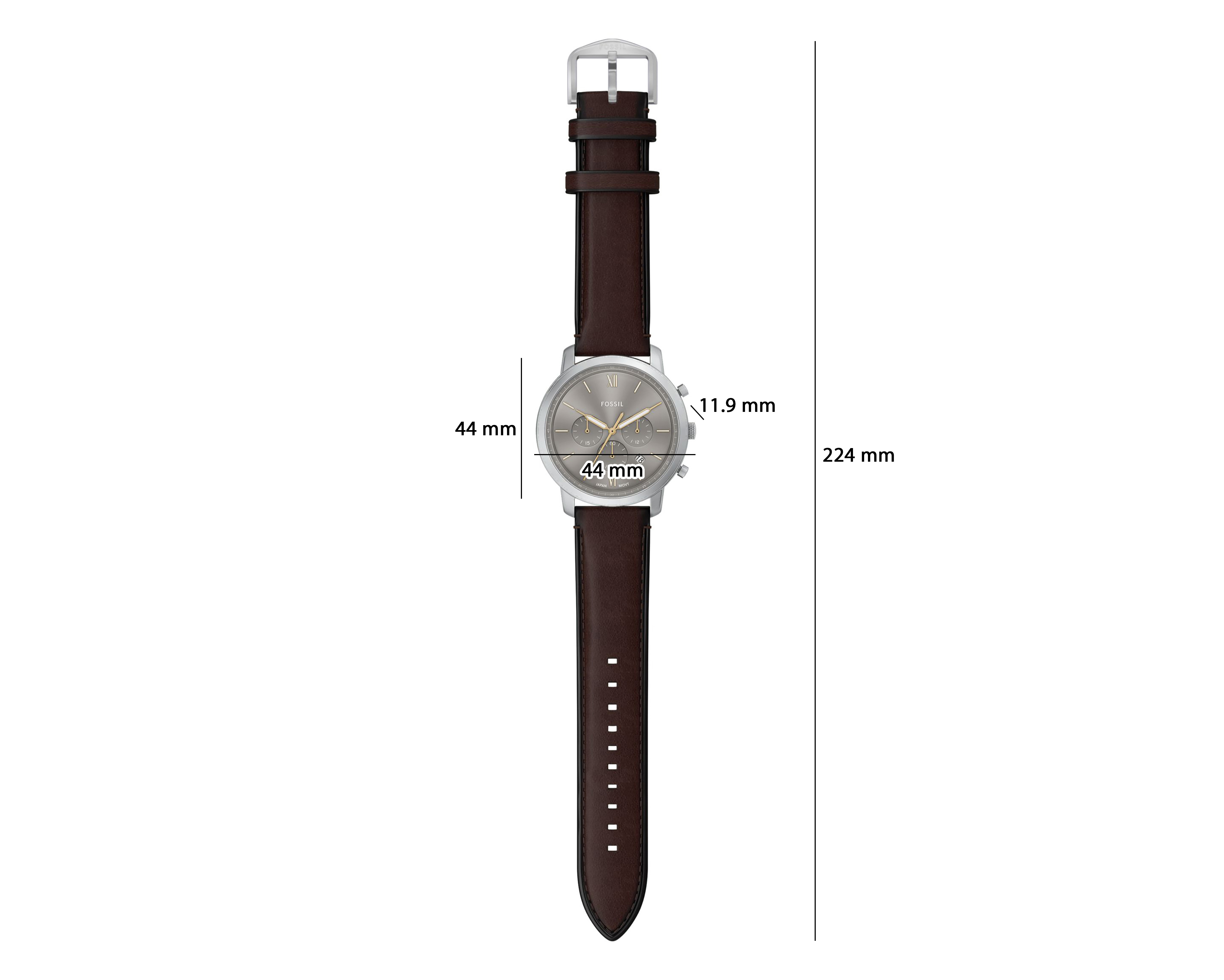 Foto 9 | Foto 9 | Reloj Fossil para Hombre FS6129 Plateado