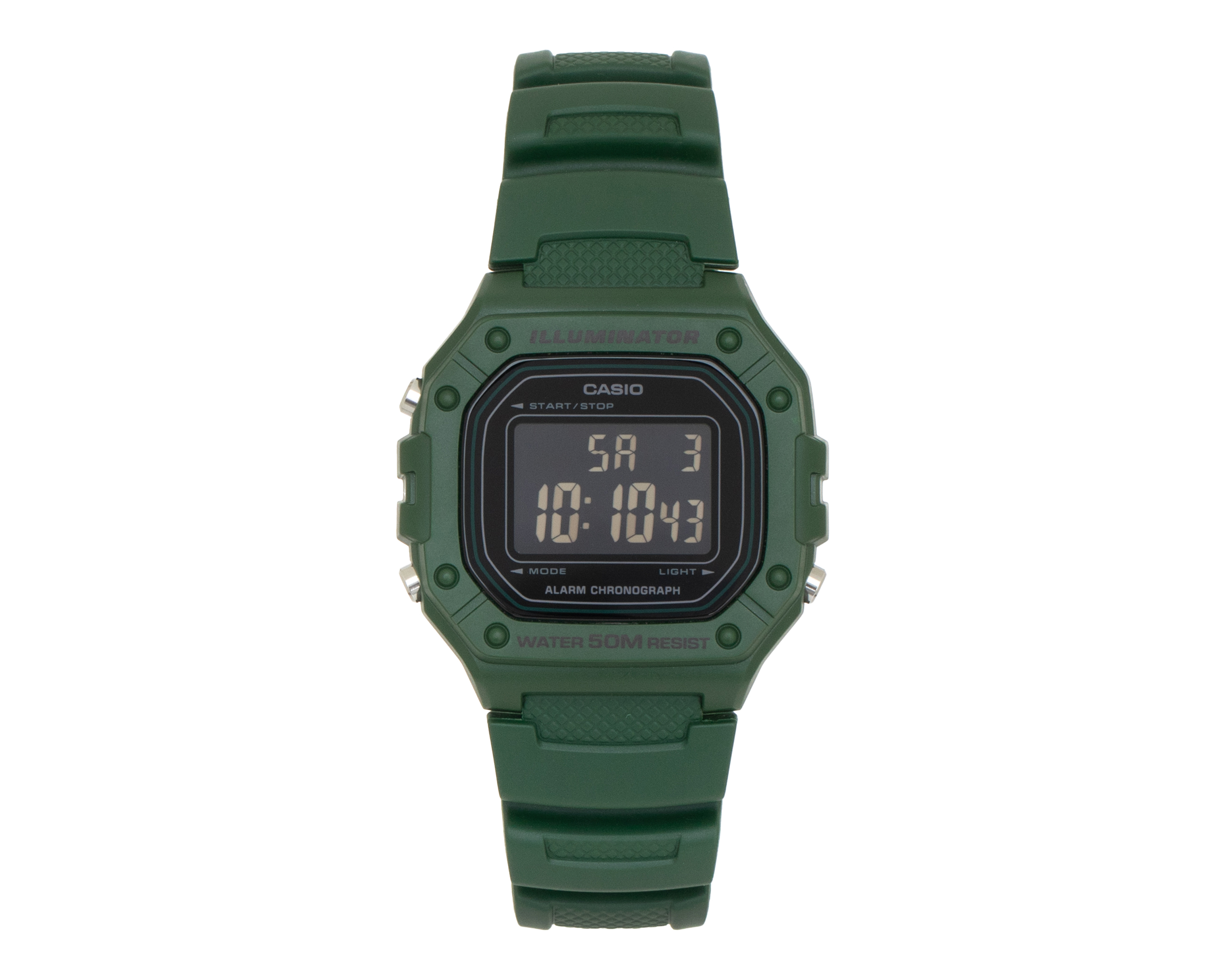 Foto 1 | Foto 1 | Reloj Casio Unisex W-218H-3BVCF Verde