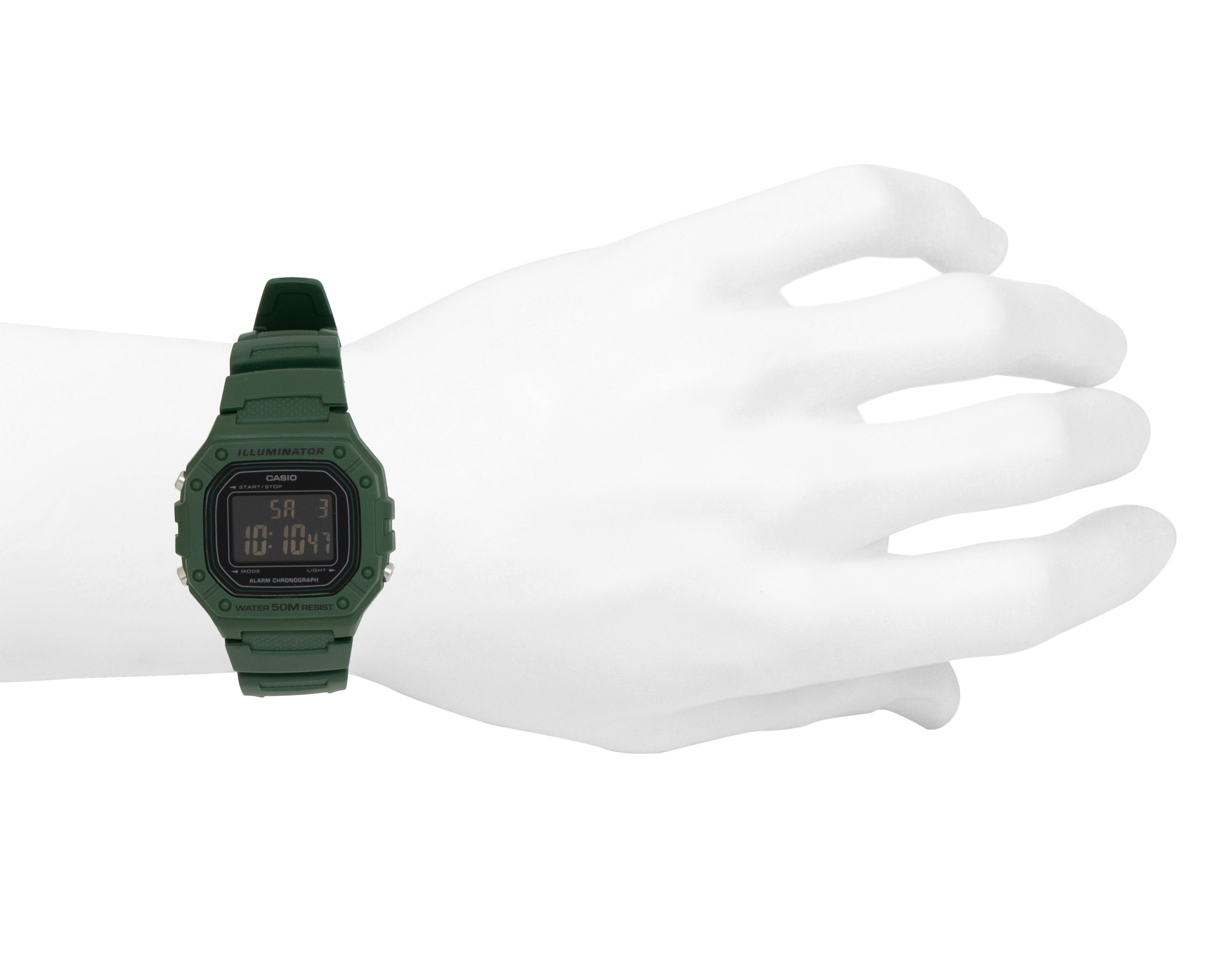 Foto 4 | Foto 4 | Reloj Casio Unisex W-218H-3BVCF Verde