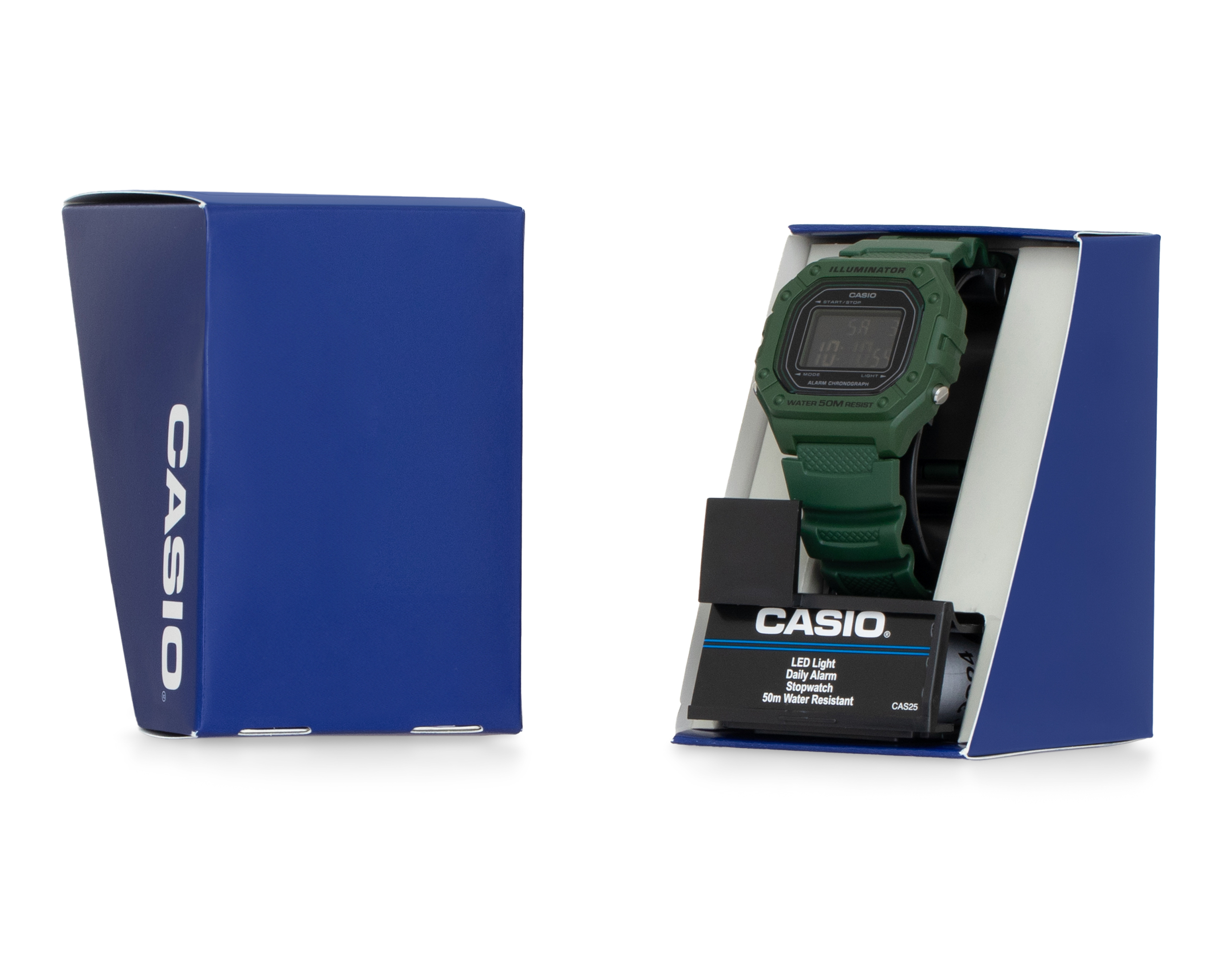 Foto 5 | Foto 5 | Reloj Casio Unisex W-218H-3BVCF Verde