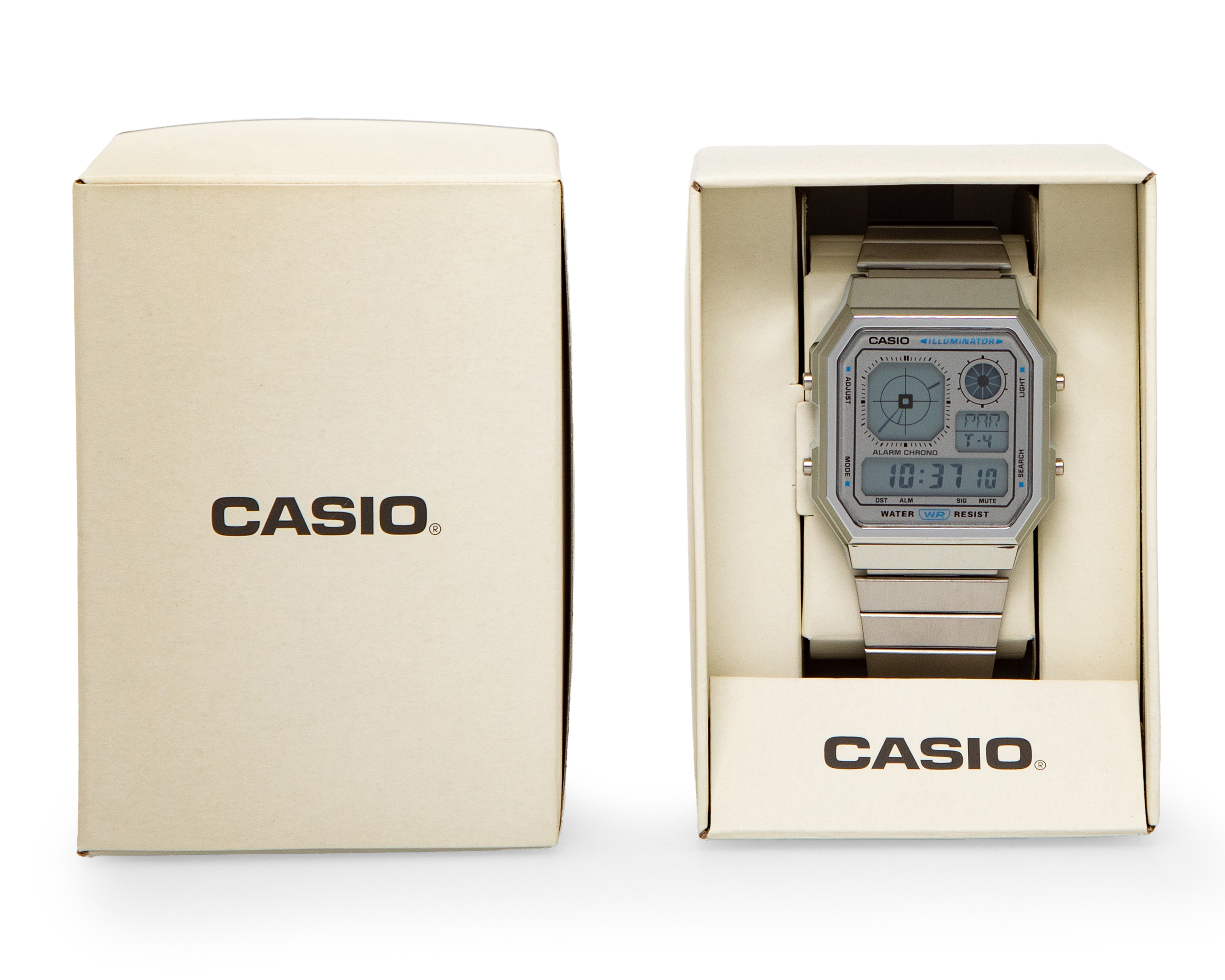 Foto 6 pulgar | Foto 5 | Reloj Casio Unisex A130WE-7ACF Plateado