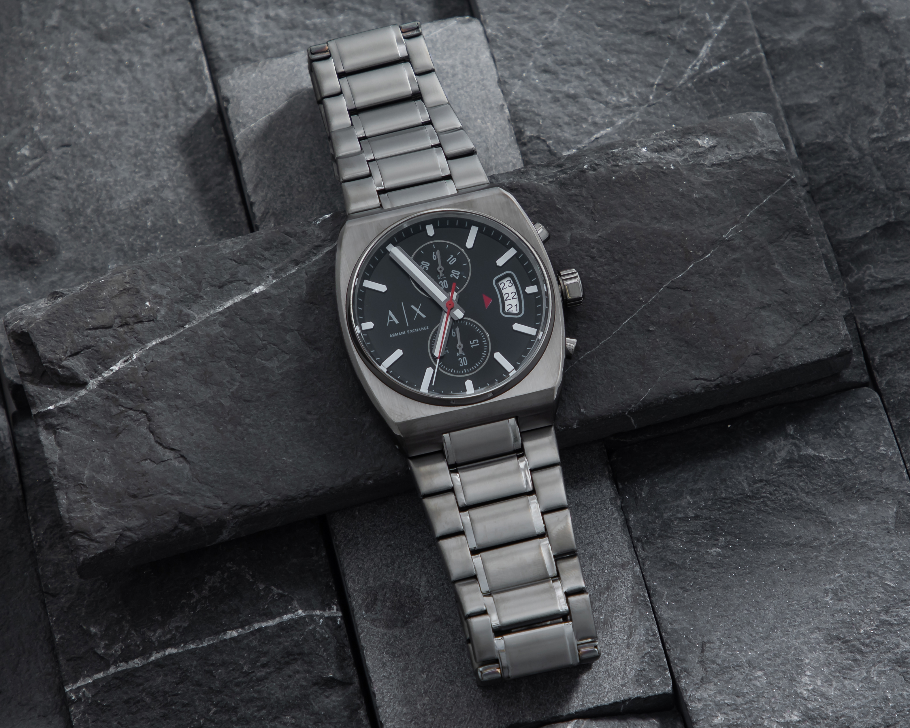Foto 7 | Foto 7 | Reloj Armani Exchange para Hombre Oliver Gunmetal