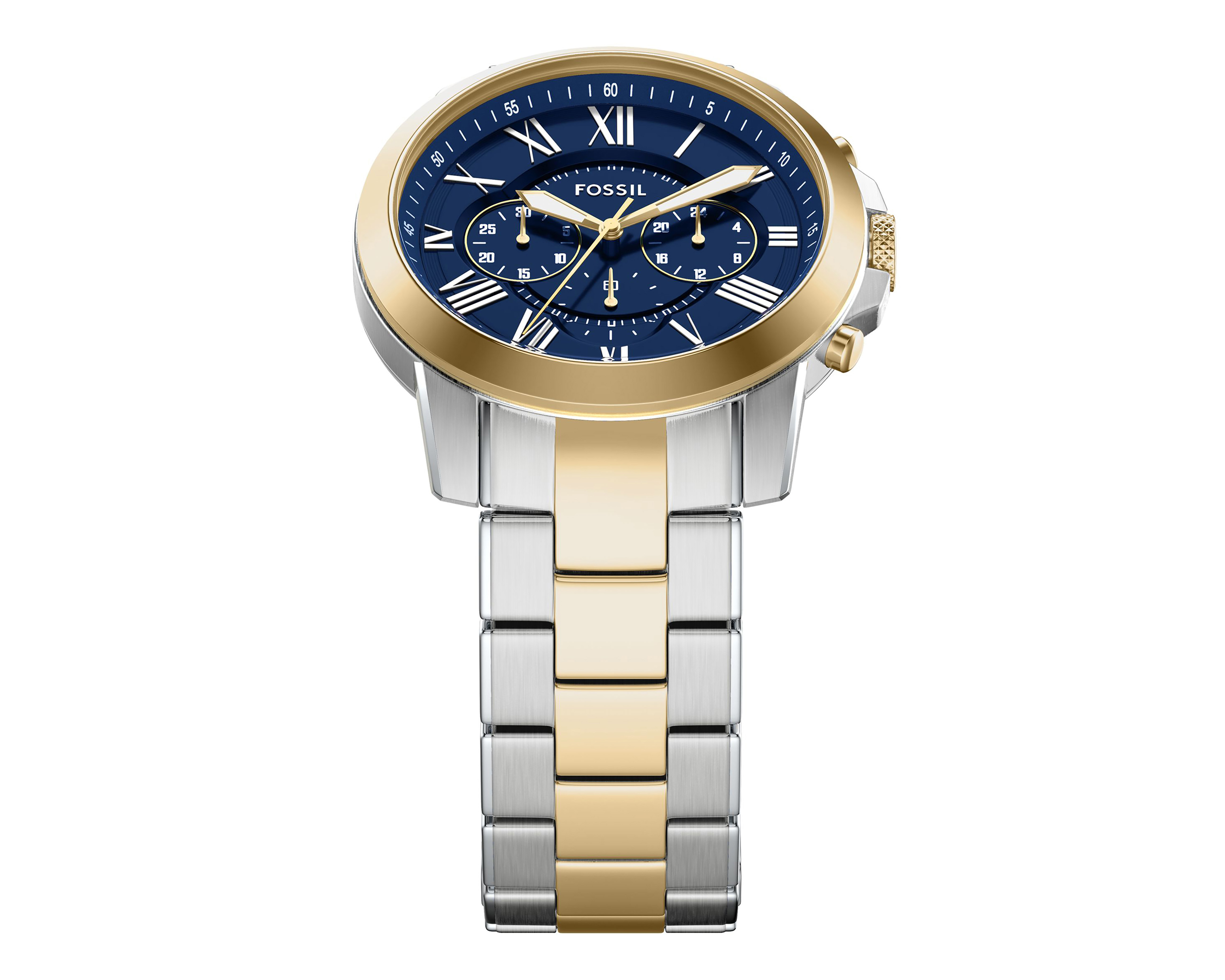Foto 7 | Foto 7 | Reloj Fossil para Hombre FS6132 Dorado-Plateado