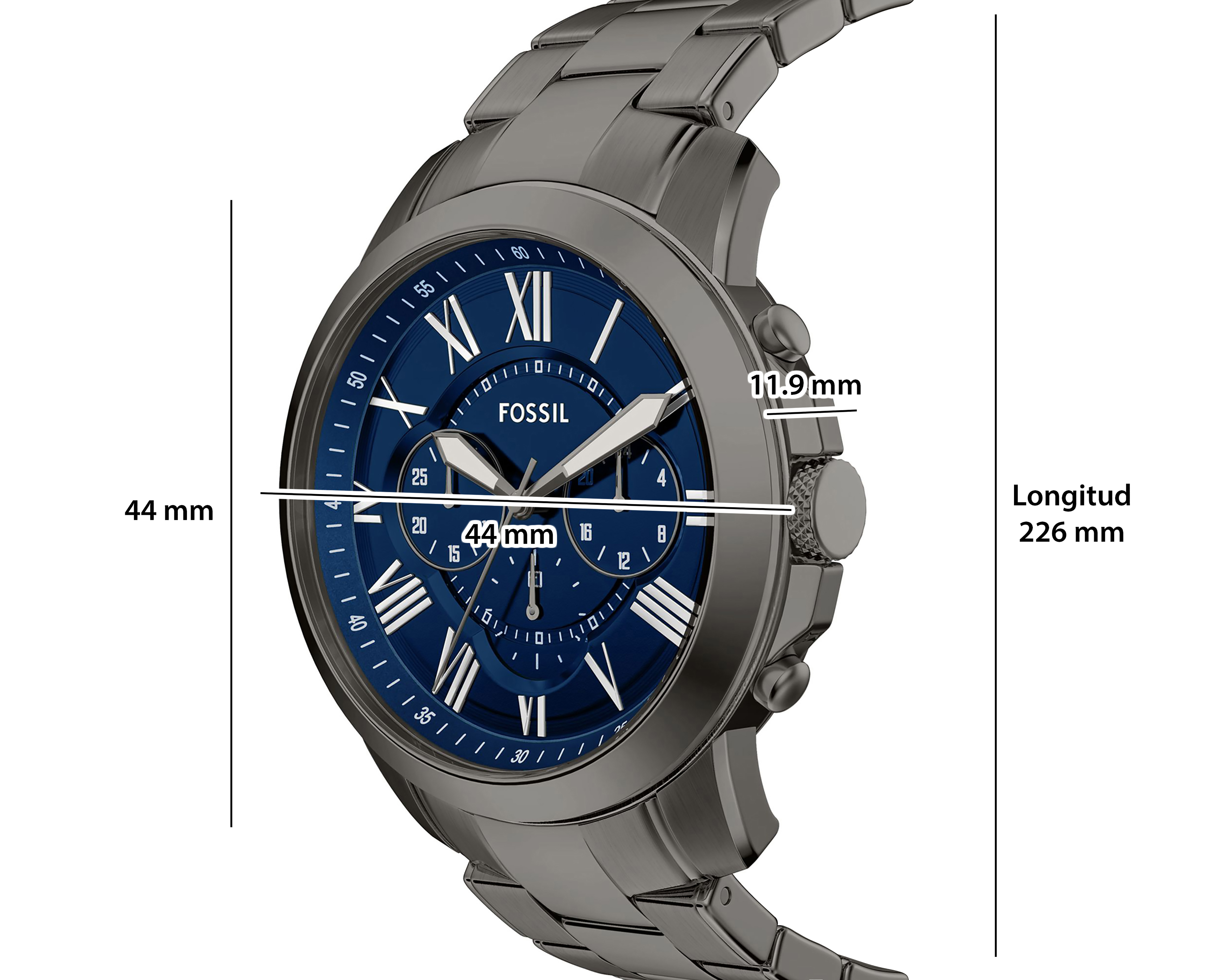 Foto 11 pulgar | Foto 10 | Reloj Fossil para Hombre FS6133 Gunmetal