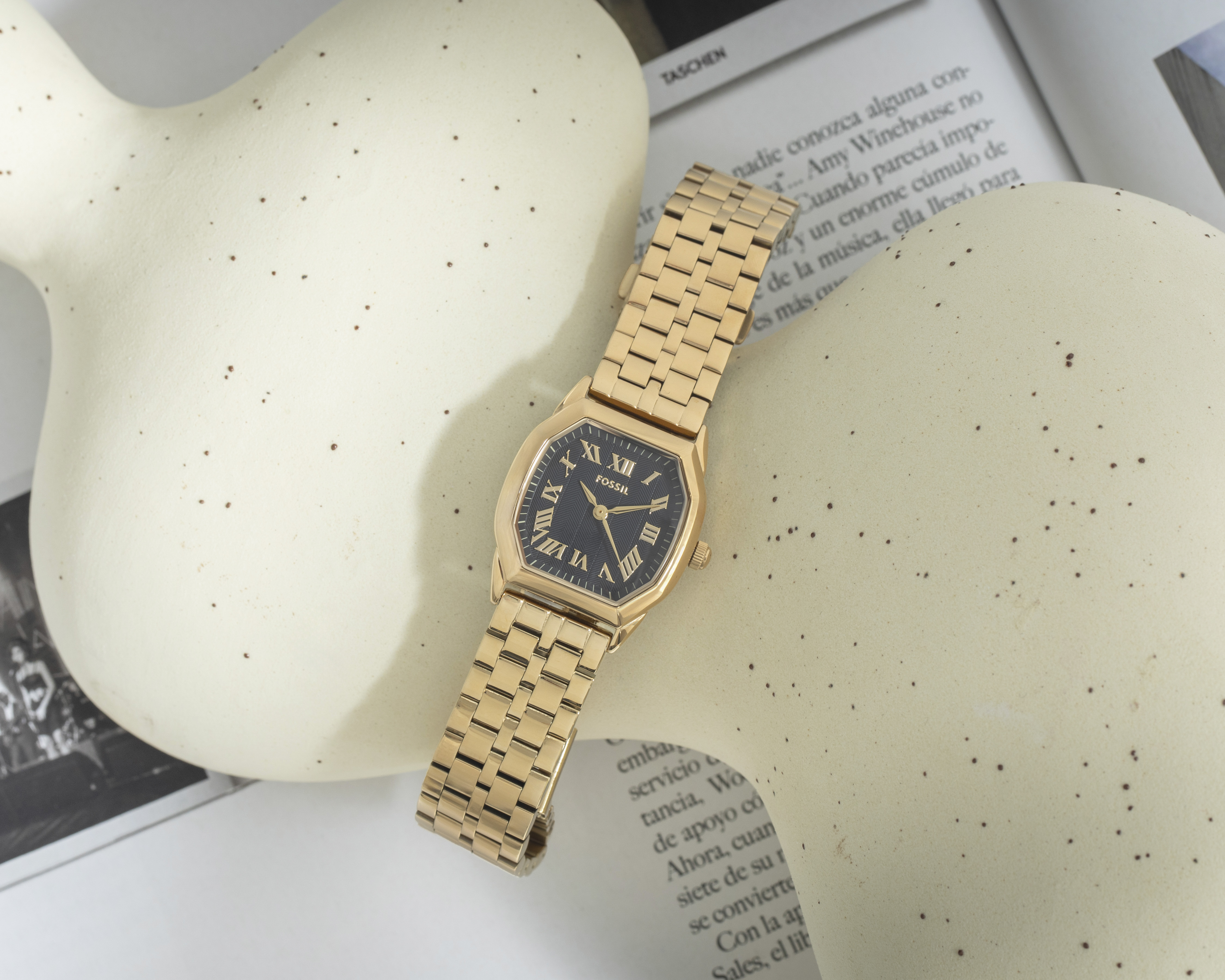 Foto 10 pulgar | Foto 9 | Reloj Fossil para Mujer ES5433 Dorado