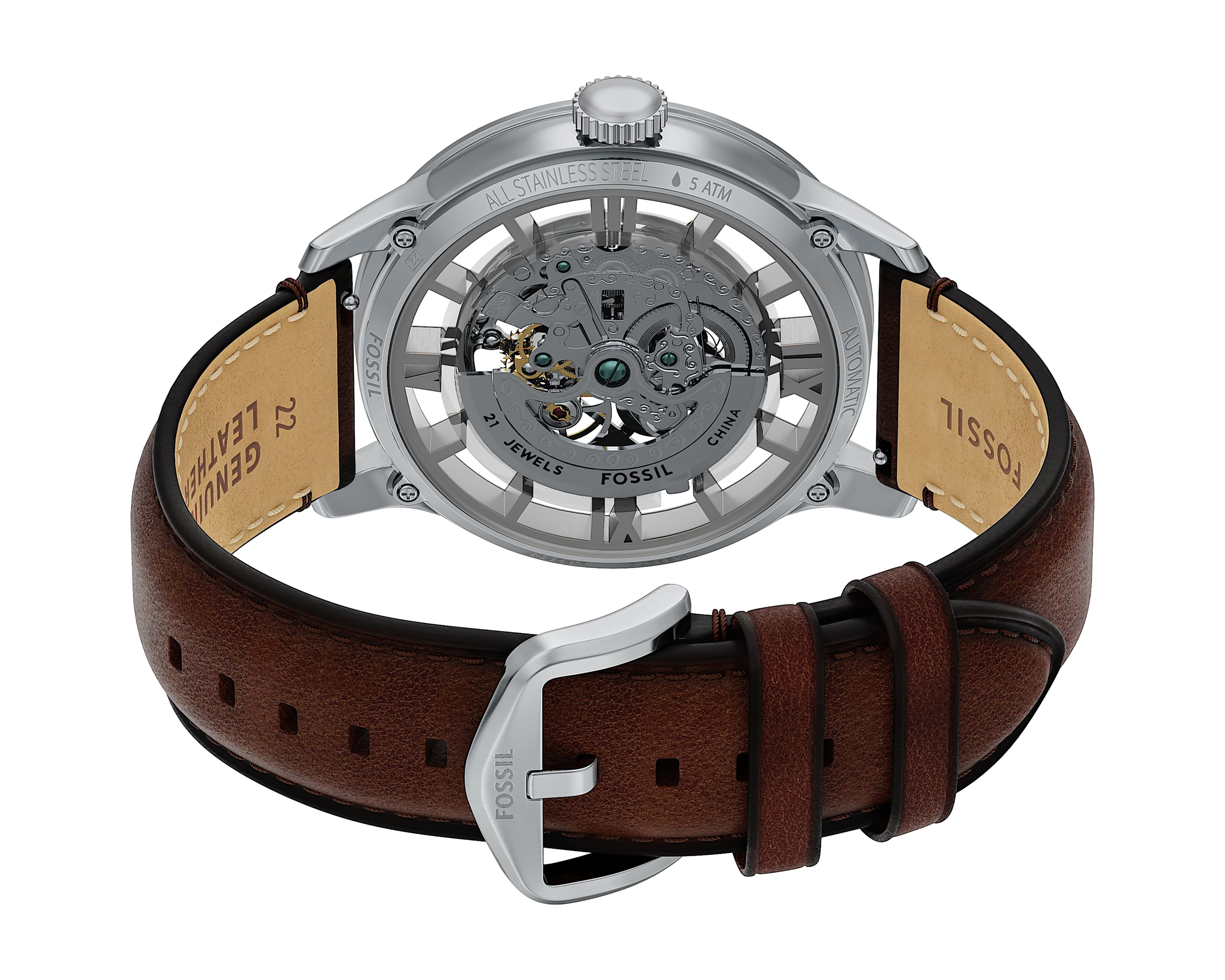 Foto 9 pulgar | Foto 8 | Reloj Fossil para Hombre ME3270 Café