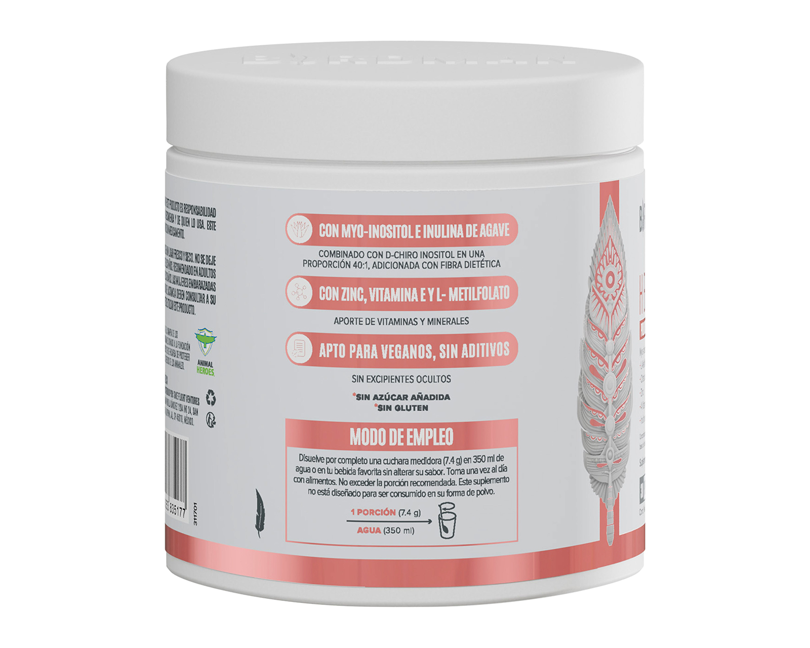 Foto 3 pulgar | Foto 2 | Suplemento Alimenticio Birdman H Balance Natural Citrato de Magnesio 222 g