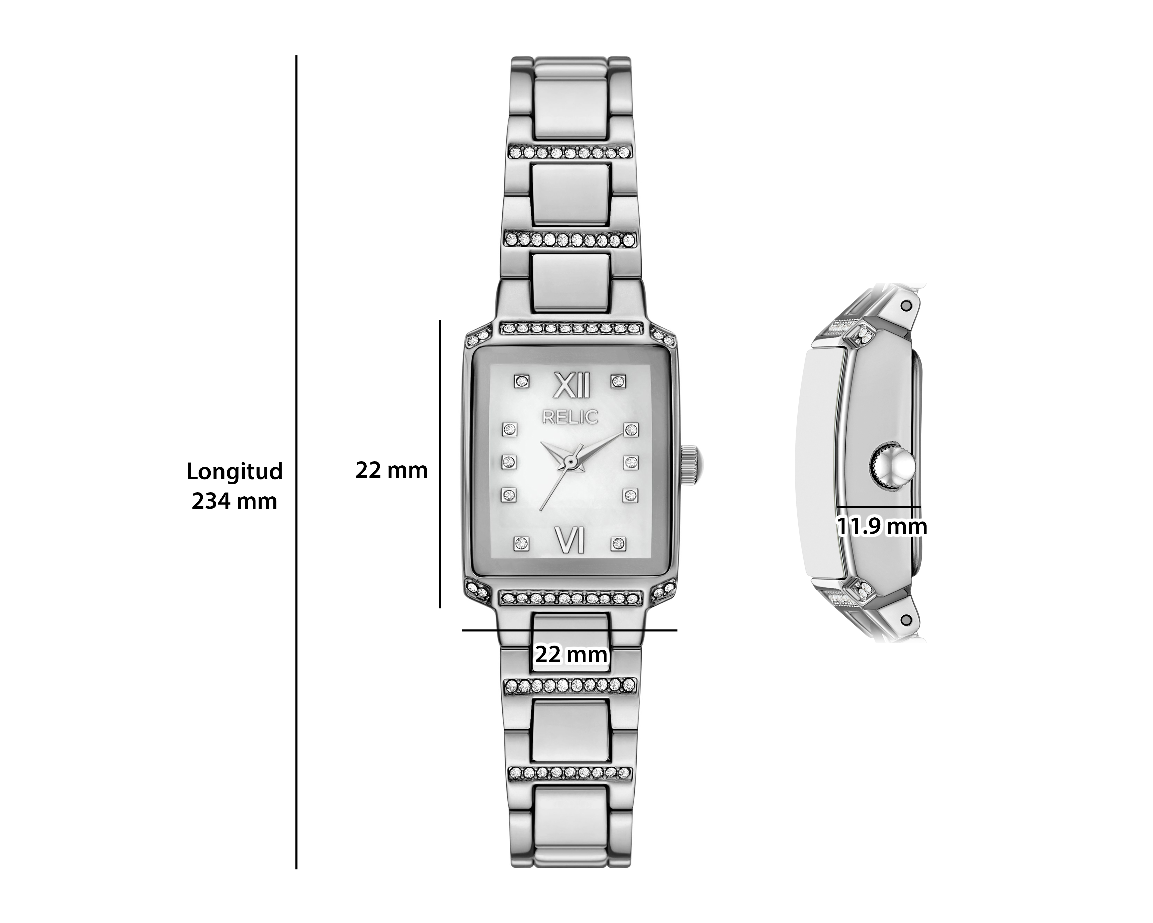 Foto 5 | Foto 5 | Reloj Relic para Mujer ZR37305 Plateado