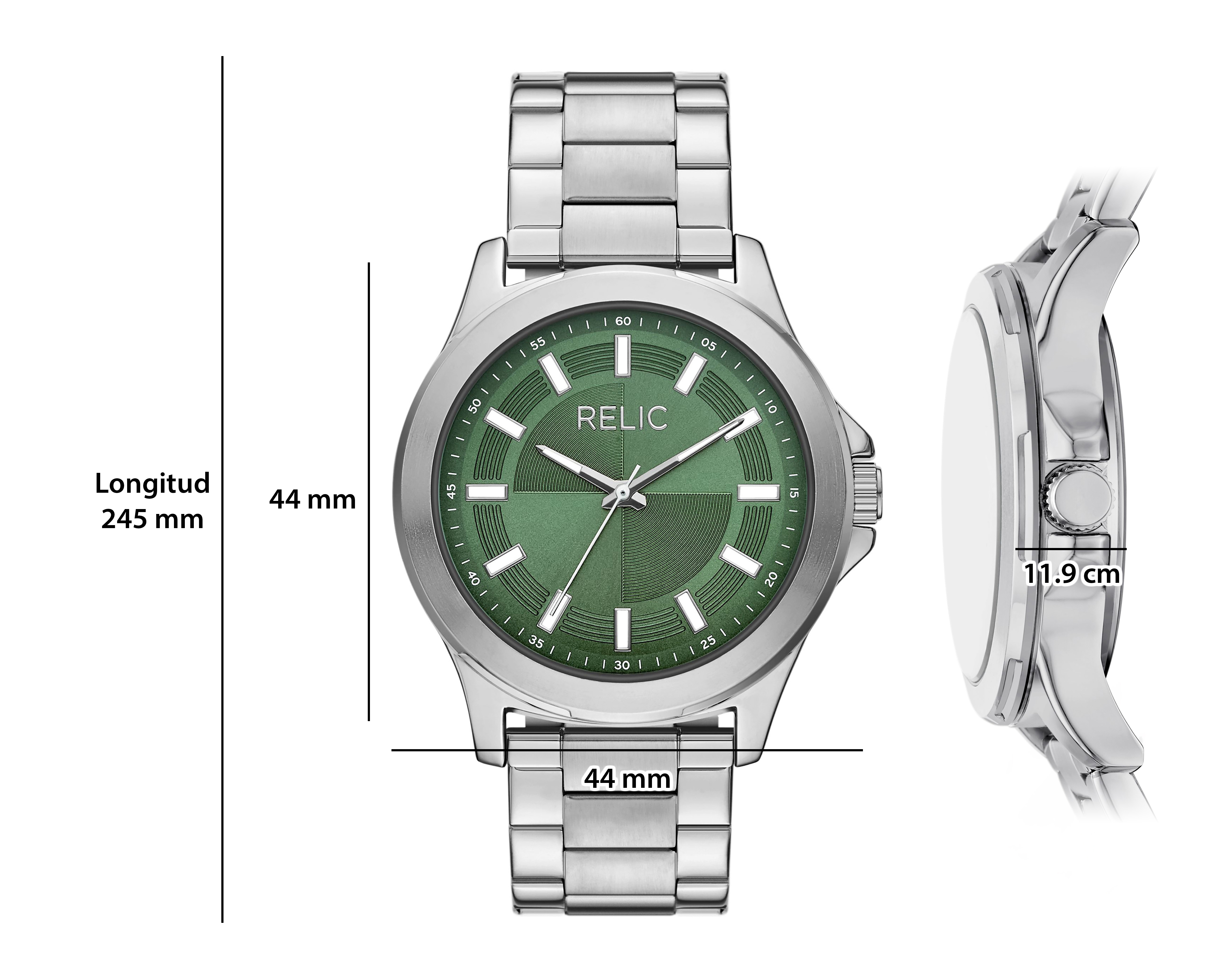 Foto 7 | Foto 7 | Reloj Relic para Hombre ZR97029 con 2 Accesorios