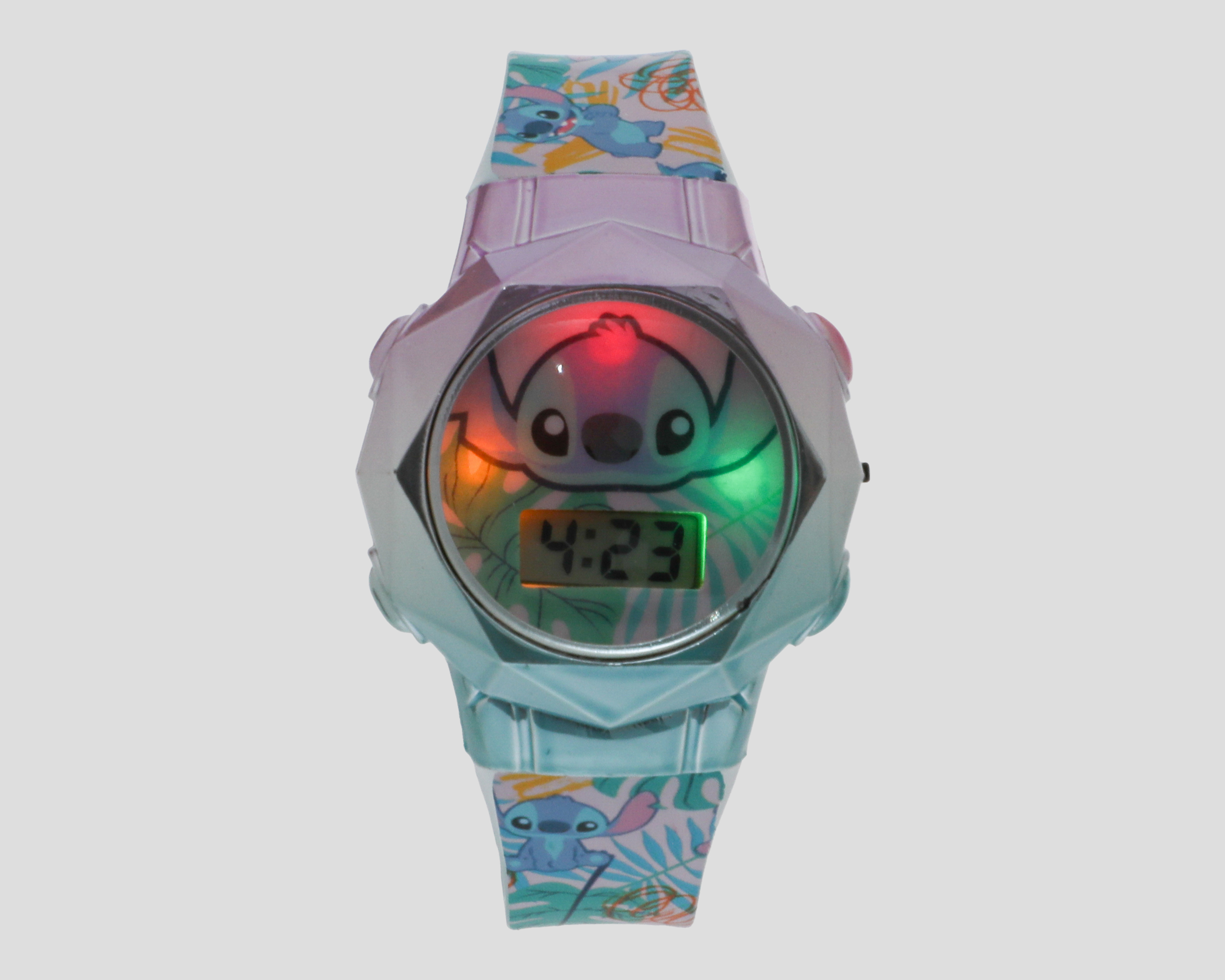 Foto 3 pulgar | Foto 2 | Reloj Lilo & Stitch para Niña LAS4034RO Multicolor