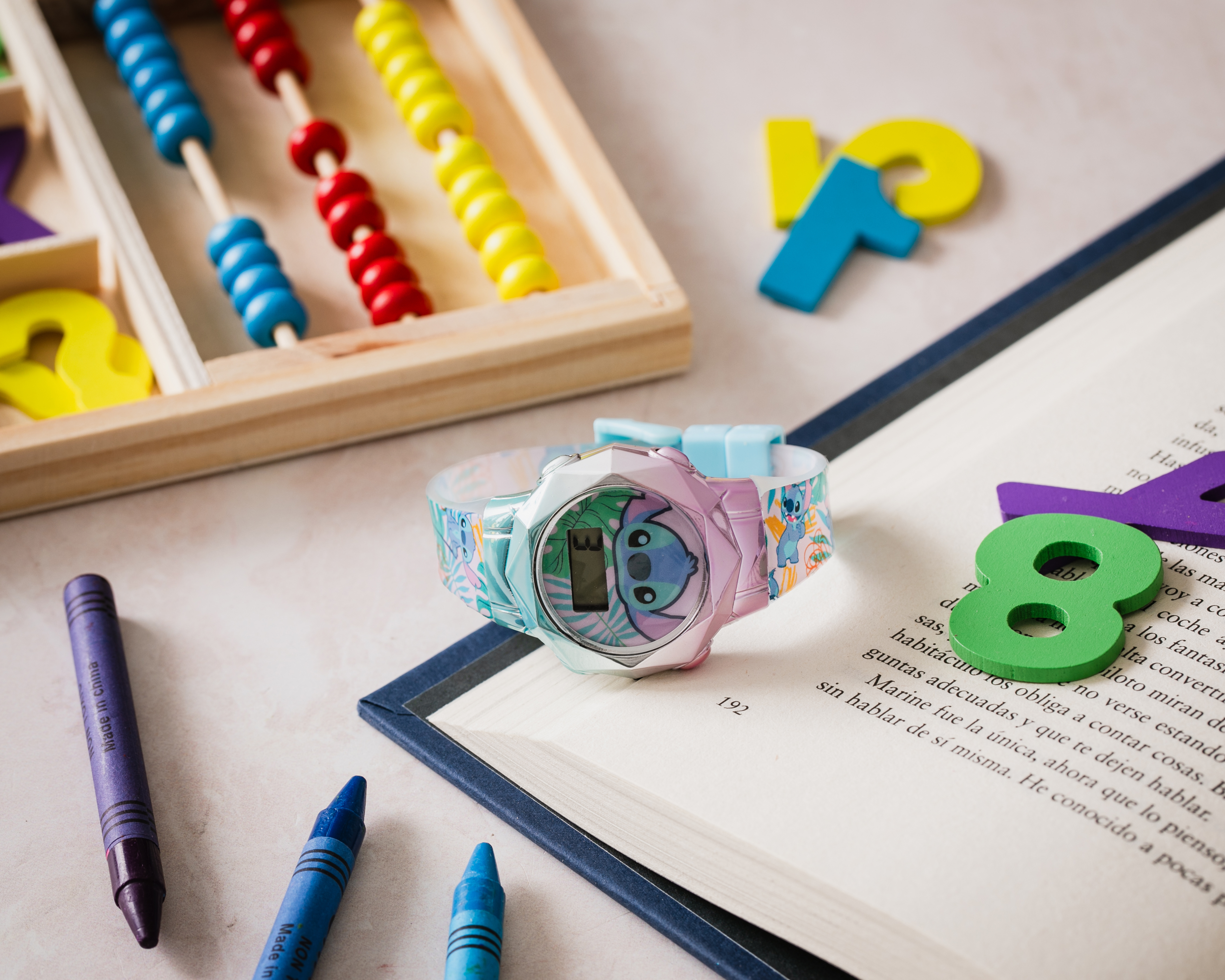 Foto 8 pulgar | Foto 7 | Reloj Lilo & Stitch para Niña LAS4034RO Multicolor