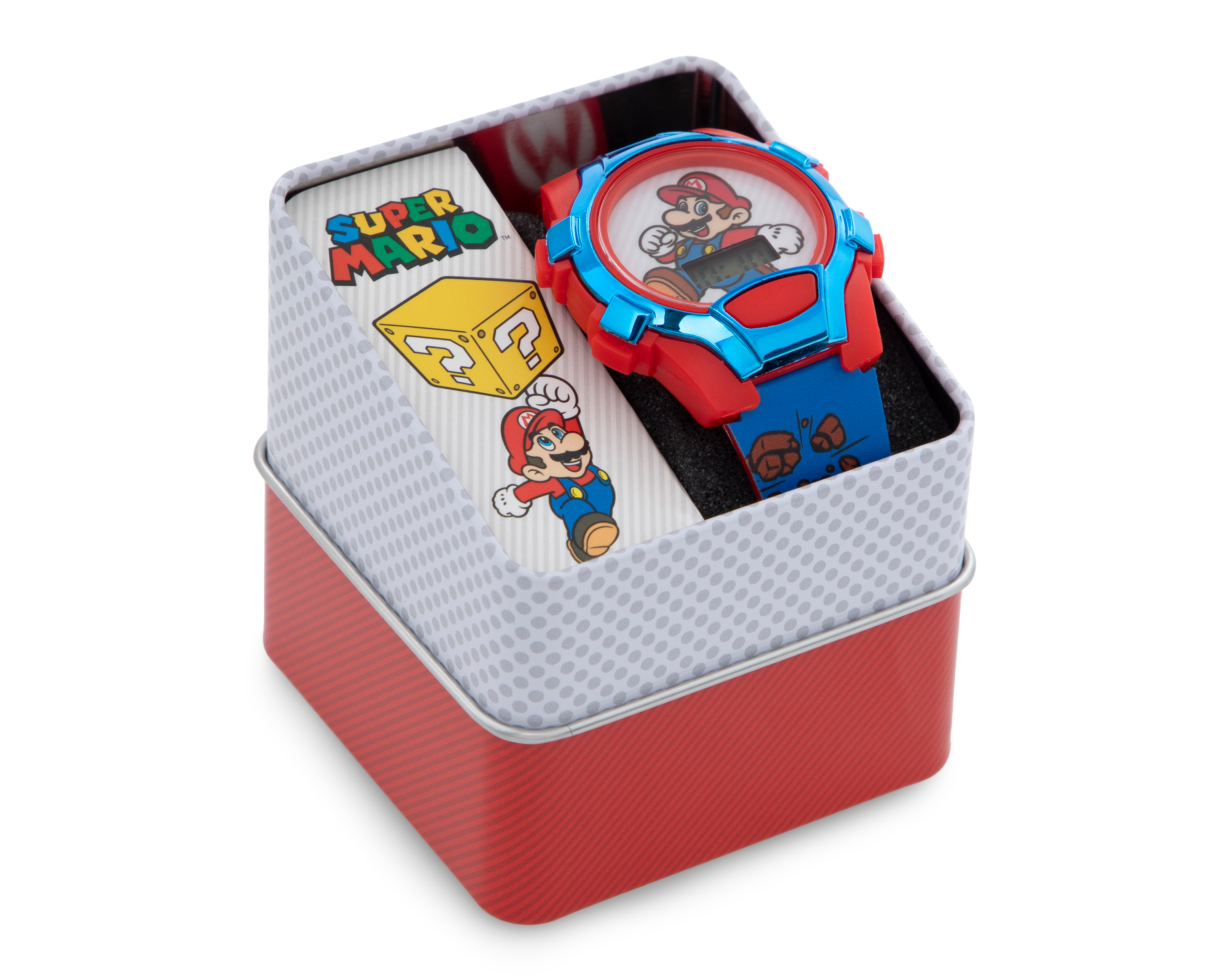 Foto 6 | Foto 6 | Reloj Super Mario para Niño Rojo/Azul