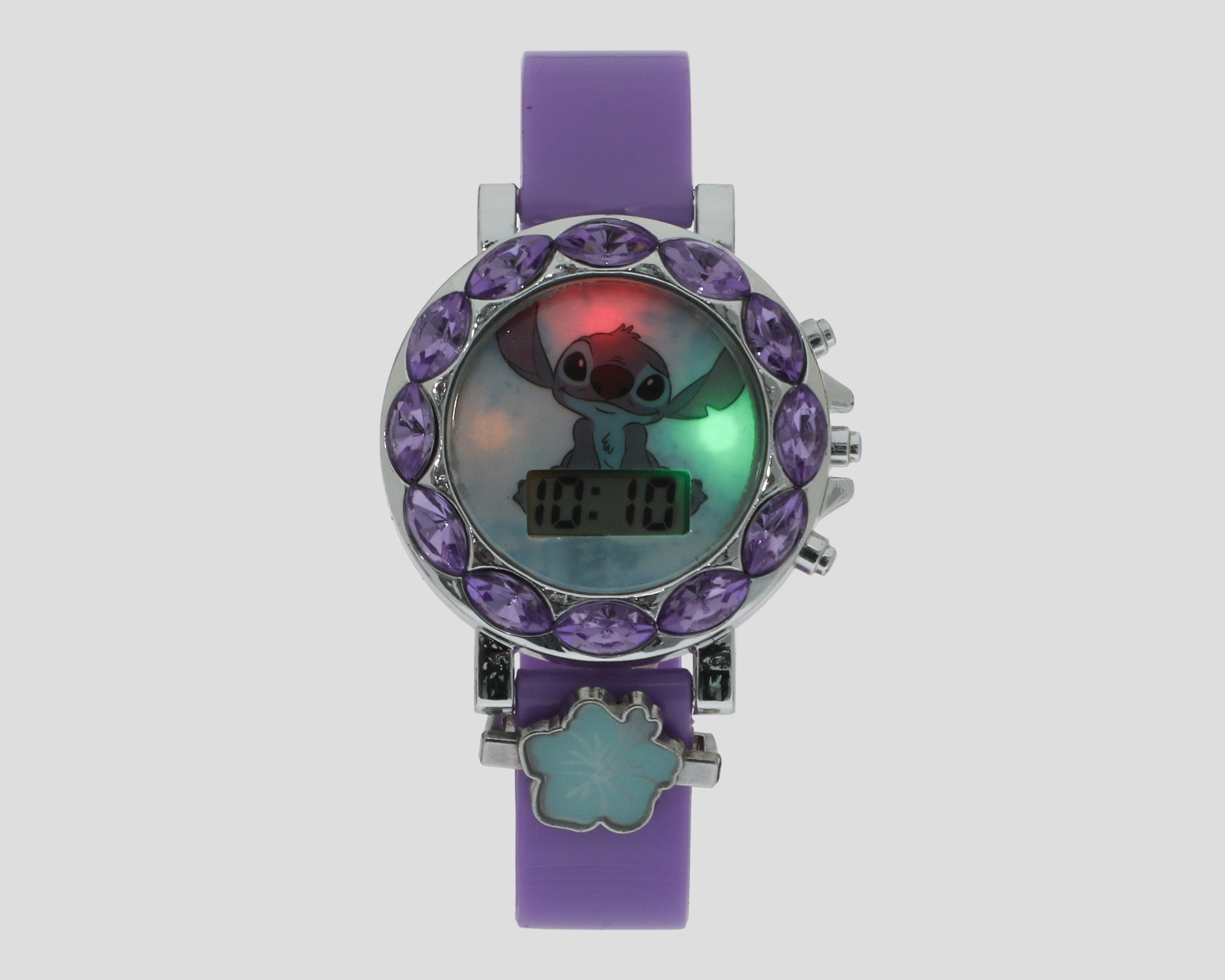 Foto 3 pulgar | Foto 2 | Reloj Lilo & Stitch para Niña LAS4153RO Morado