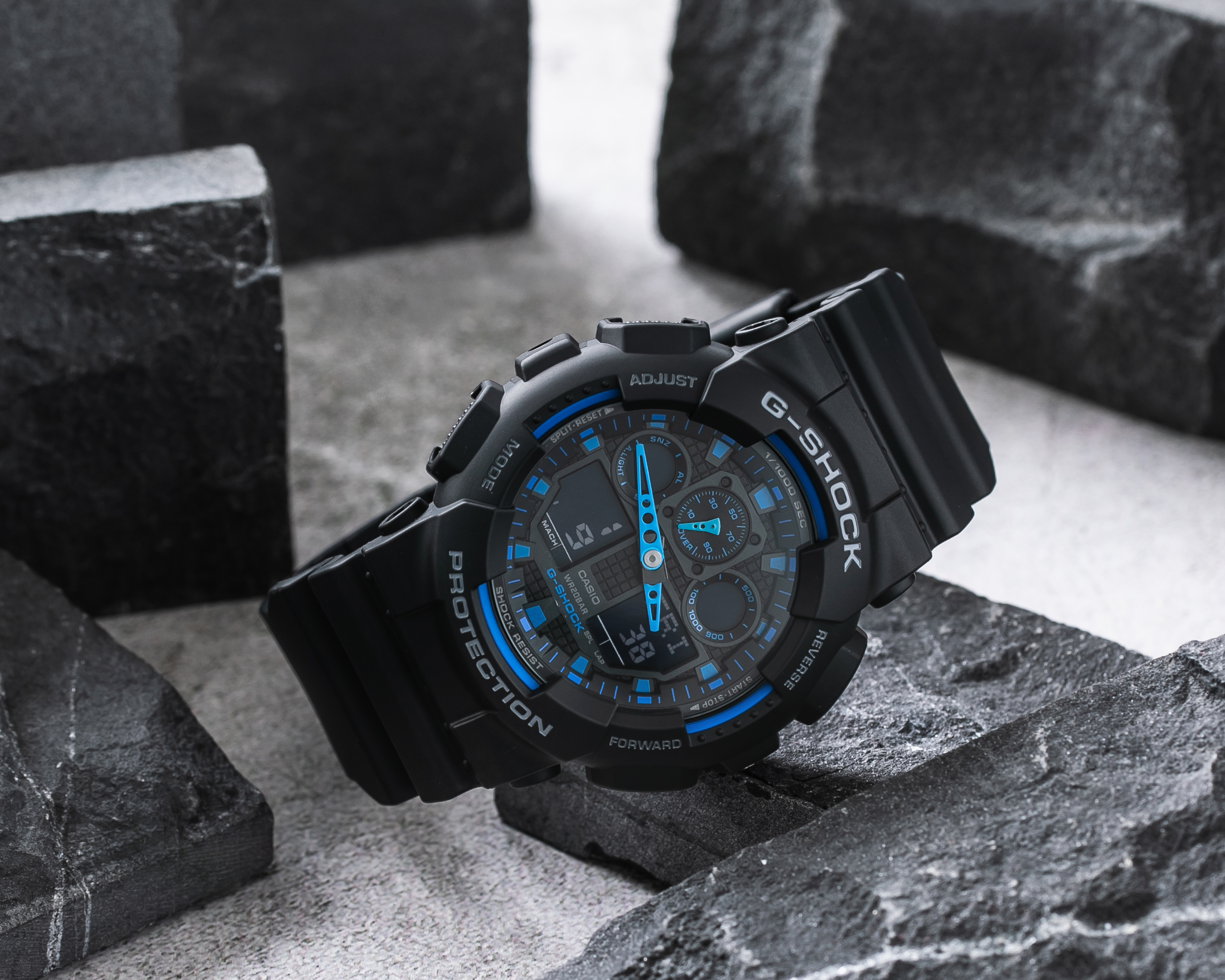 Foto 7 pulgar | Foto 6 | Reloj G-Shock para Hombre GA-100-1A2CR Negro