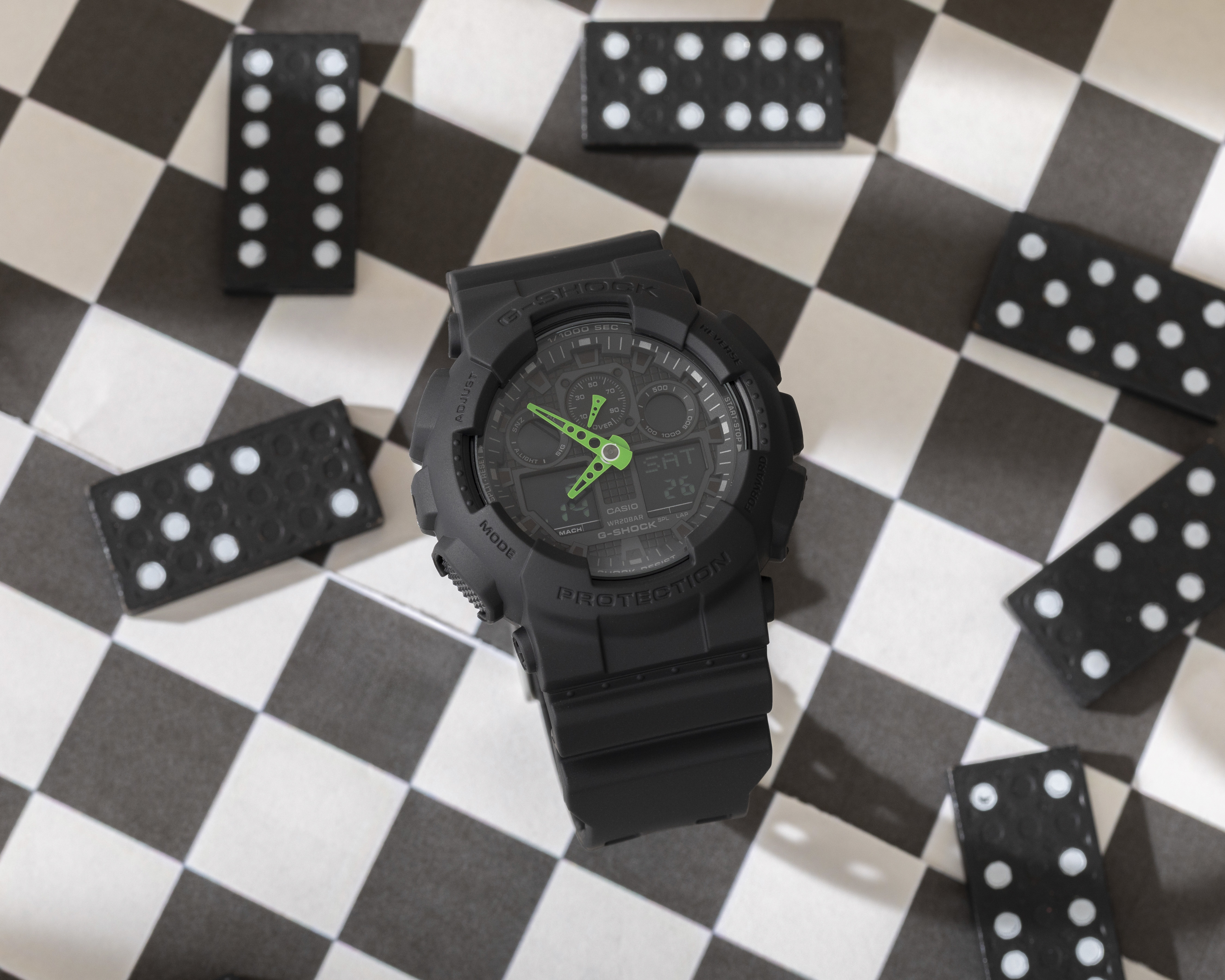 Foto 6 | Foto 6 | Reloj G-Shock para Hombre GA-100C-1A3CR Negro