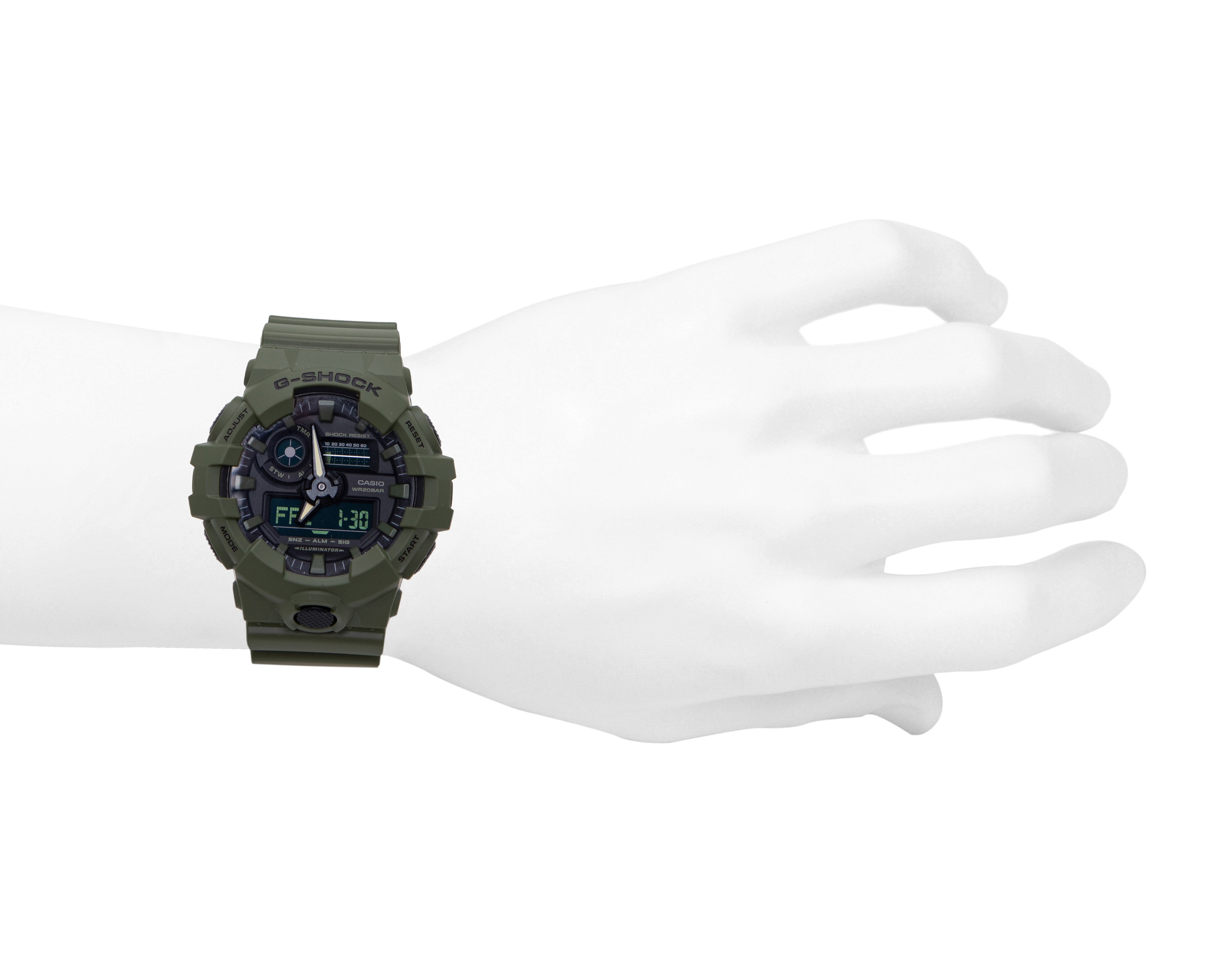 Foto 5 pulgar | Foto 4 | Reloj Casio Unisex GA-700UC-3ACR Verde