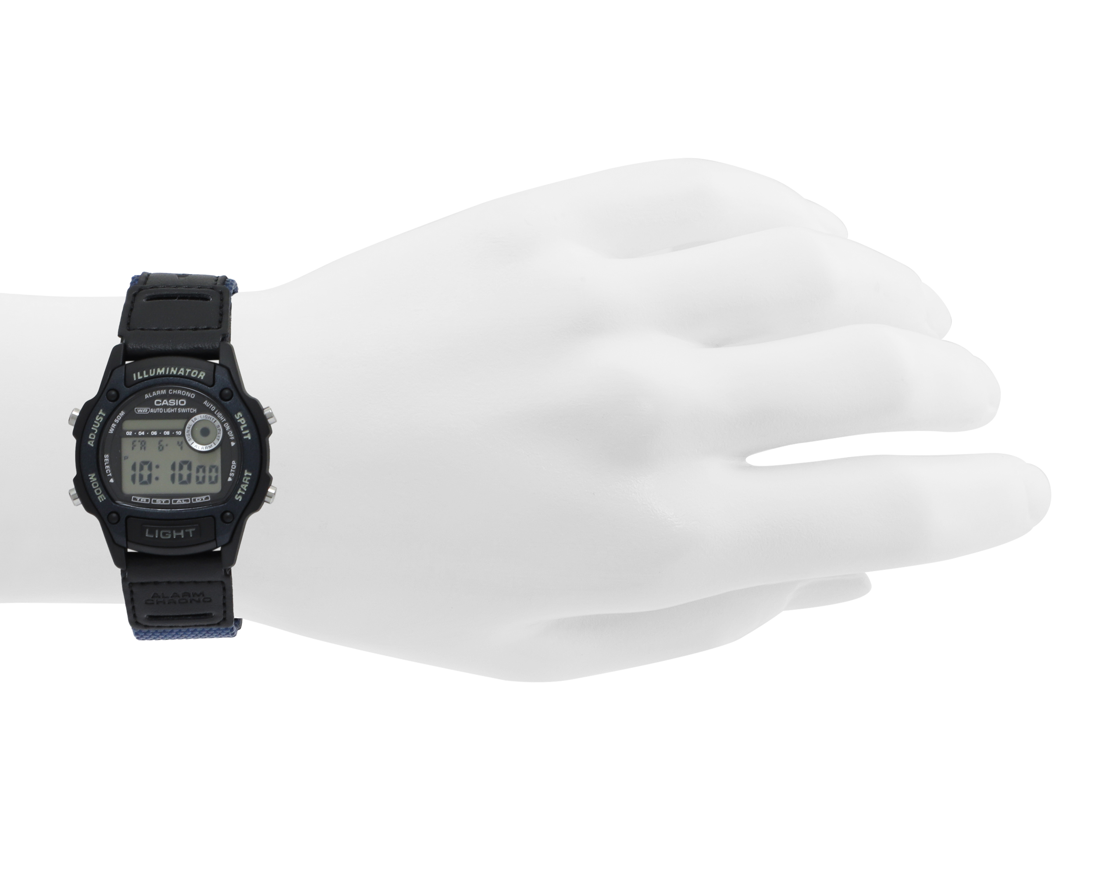 Foto 5 pulgar | Foto 4 | Reloj Casio Unisex W-220HF-2AVCF Azul/Negro