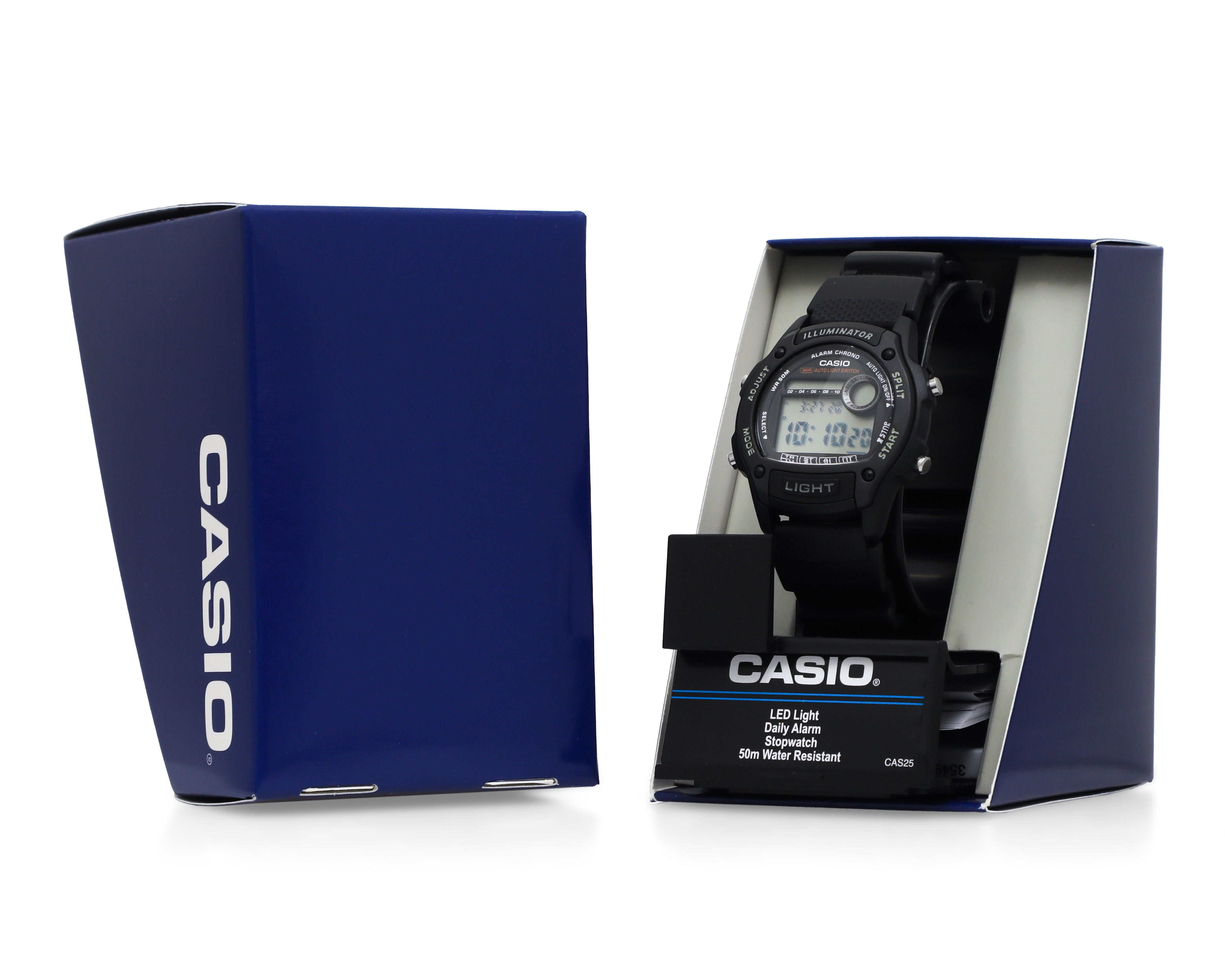 Foto 6 pulgar | Foto 5 | Reloj Casio Unisex W-220H-1A3VCF Negro