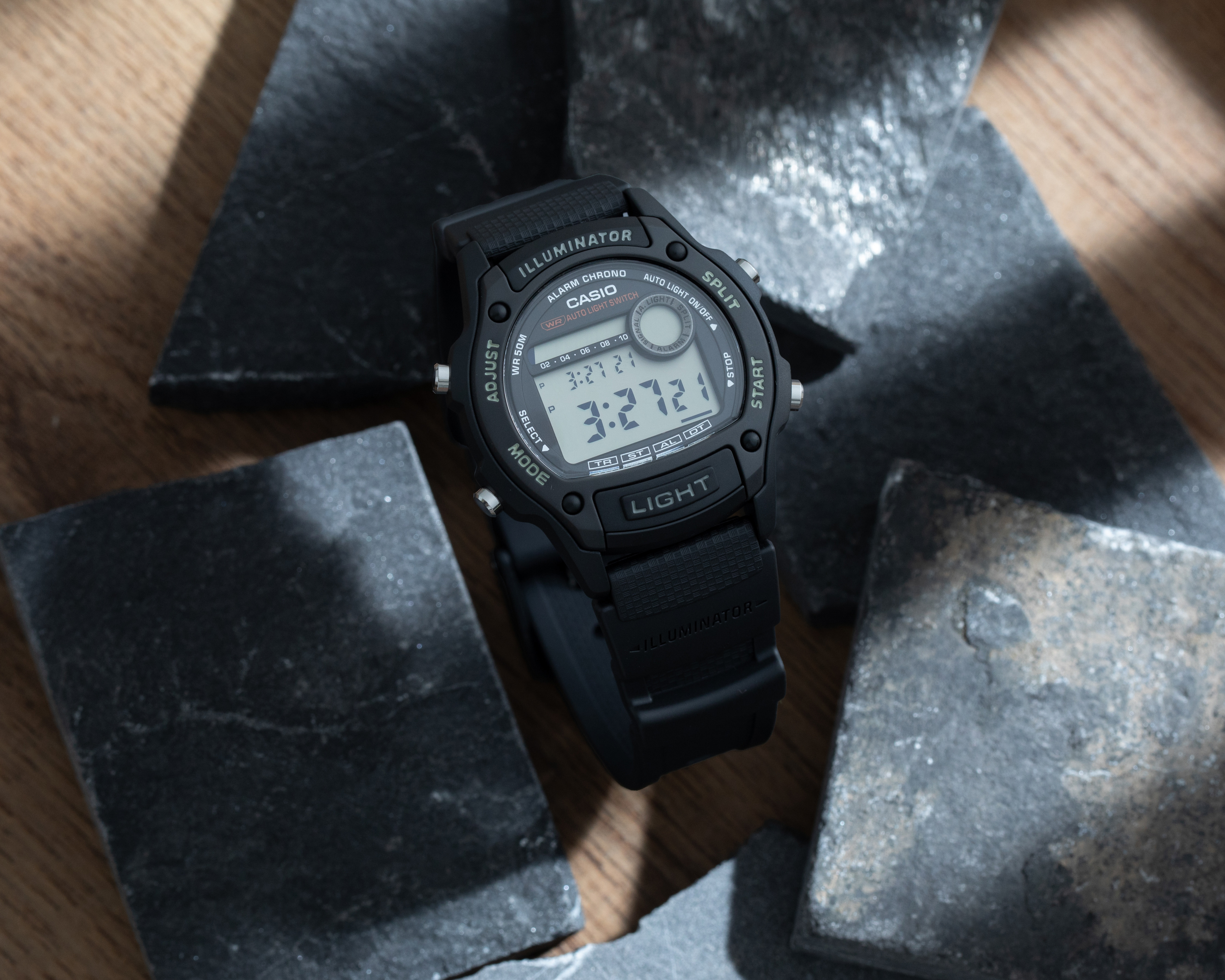 Foto 7 pulgar | Foto 6 | Reloj Casio Unisex W-220H-1A3VCF Negro