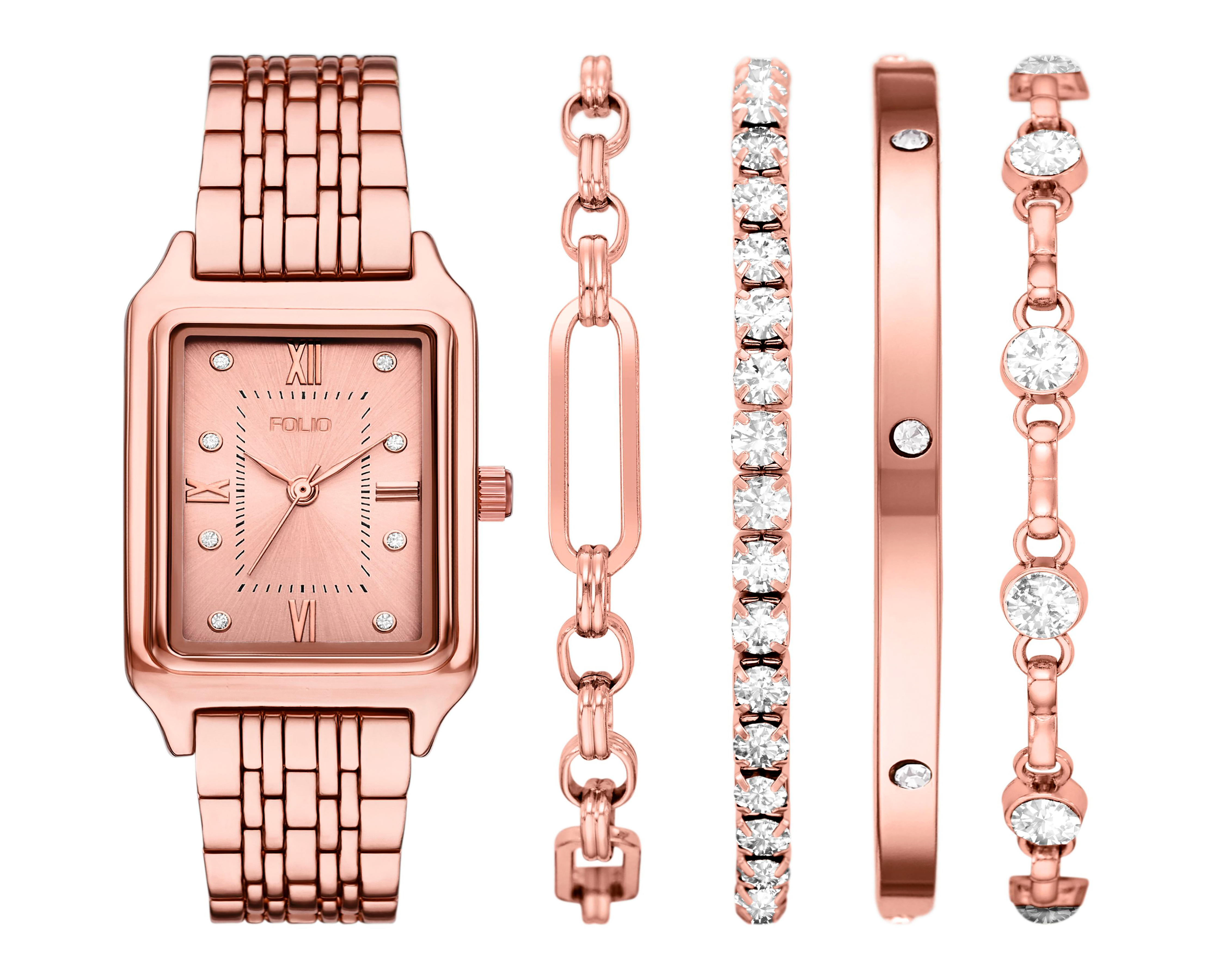 Foto 1 | Foto 1 | Reloj Folio para Mujer FMDFL2085 con 4 Accesorios