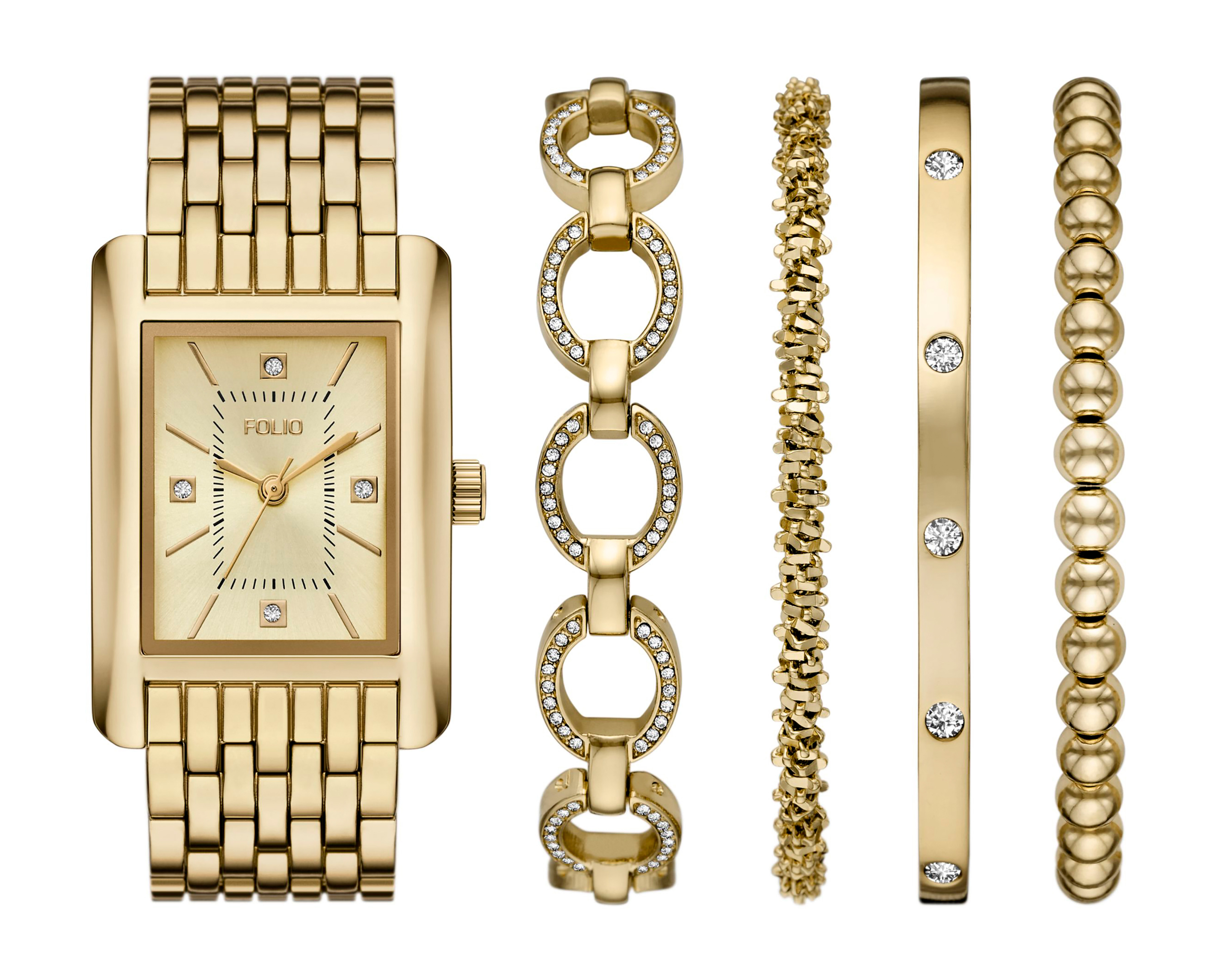 Foto 1 | Foto 1 | Reloj Folio para Mujer FMDFL2086 con 4 Accesorios