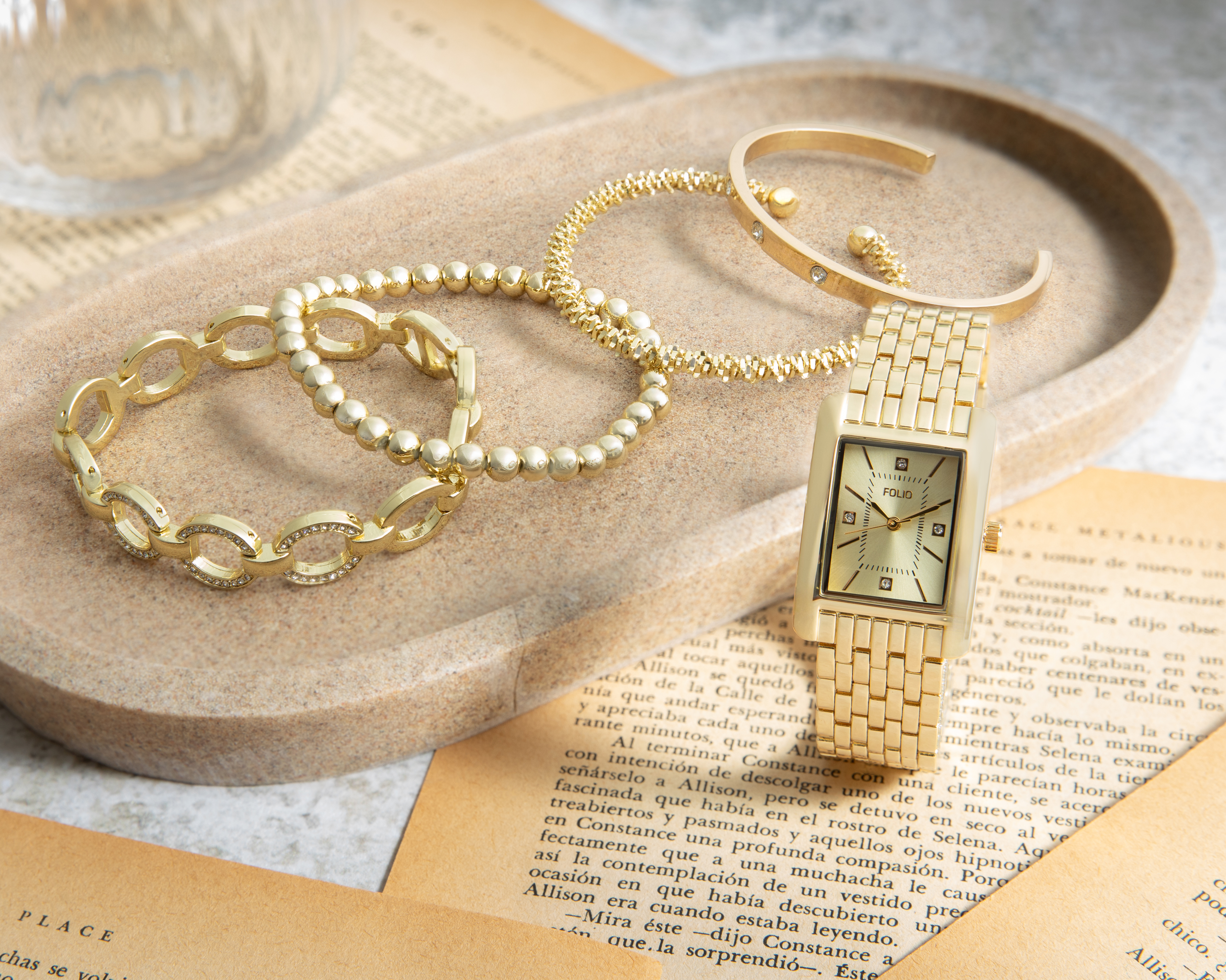 Foto 7 pulgar | Foto 6 | Reloj Folio para Mujer FMDFL2086 con 4 Accesorios