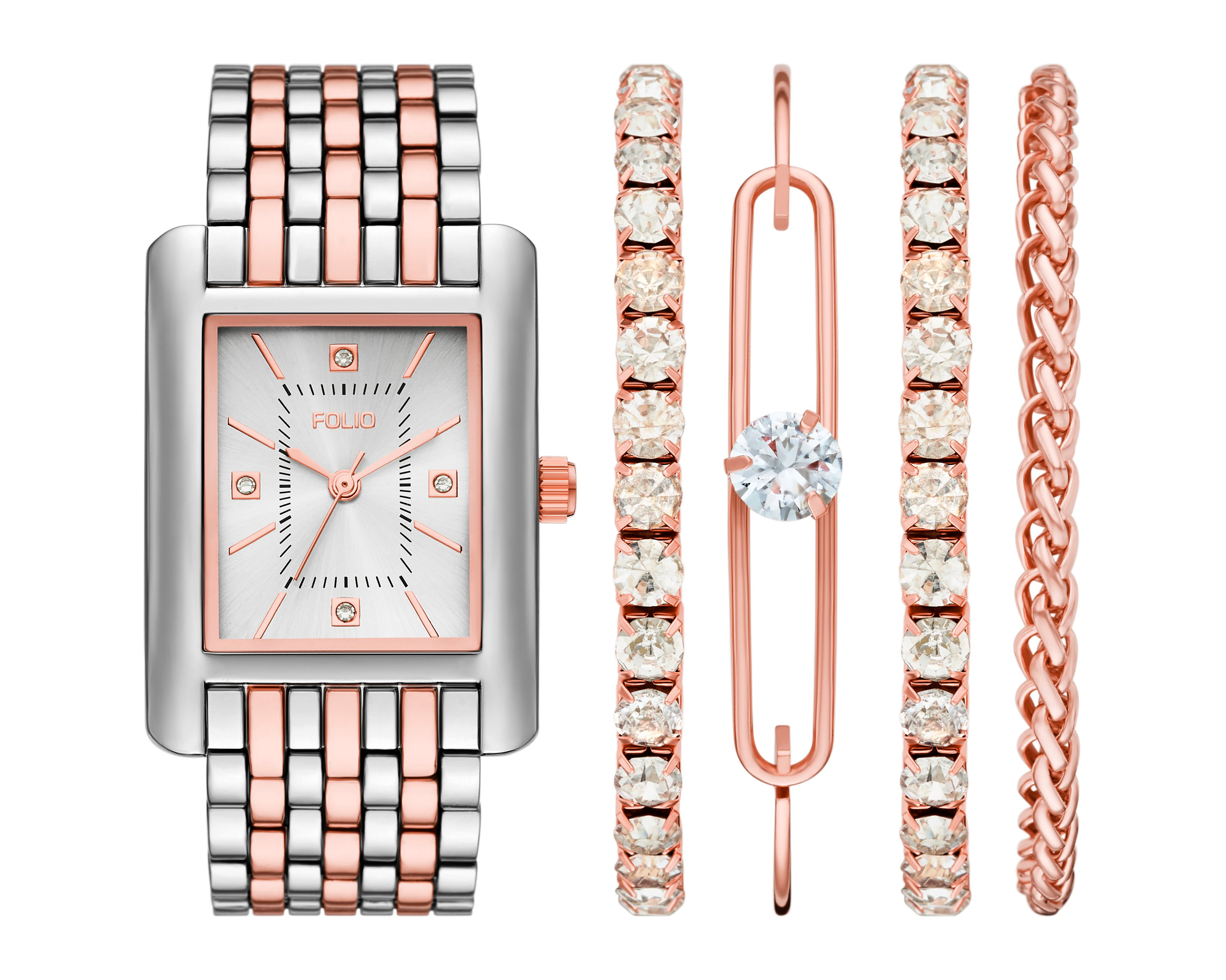 Foto 1 | Foto 1 | Reloj Folio para Mujer FMDFL2088 con 4 Accesorios