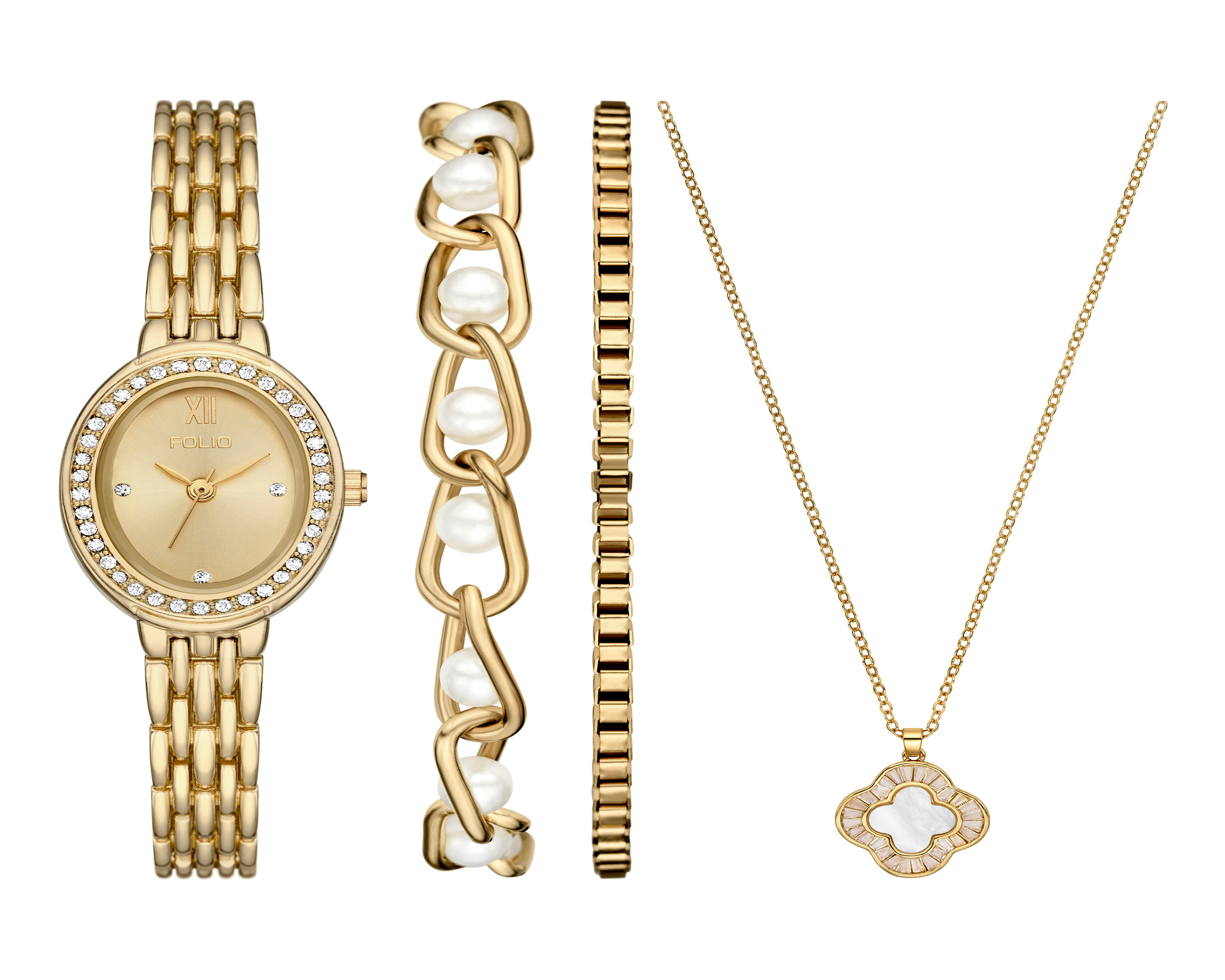 Reloj Folio para Mujer FMDFL2080 con 3 Accesorios