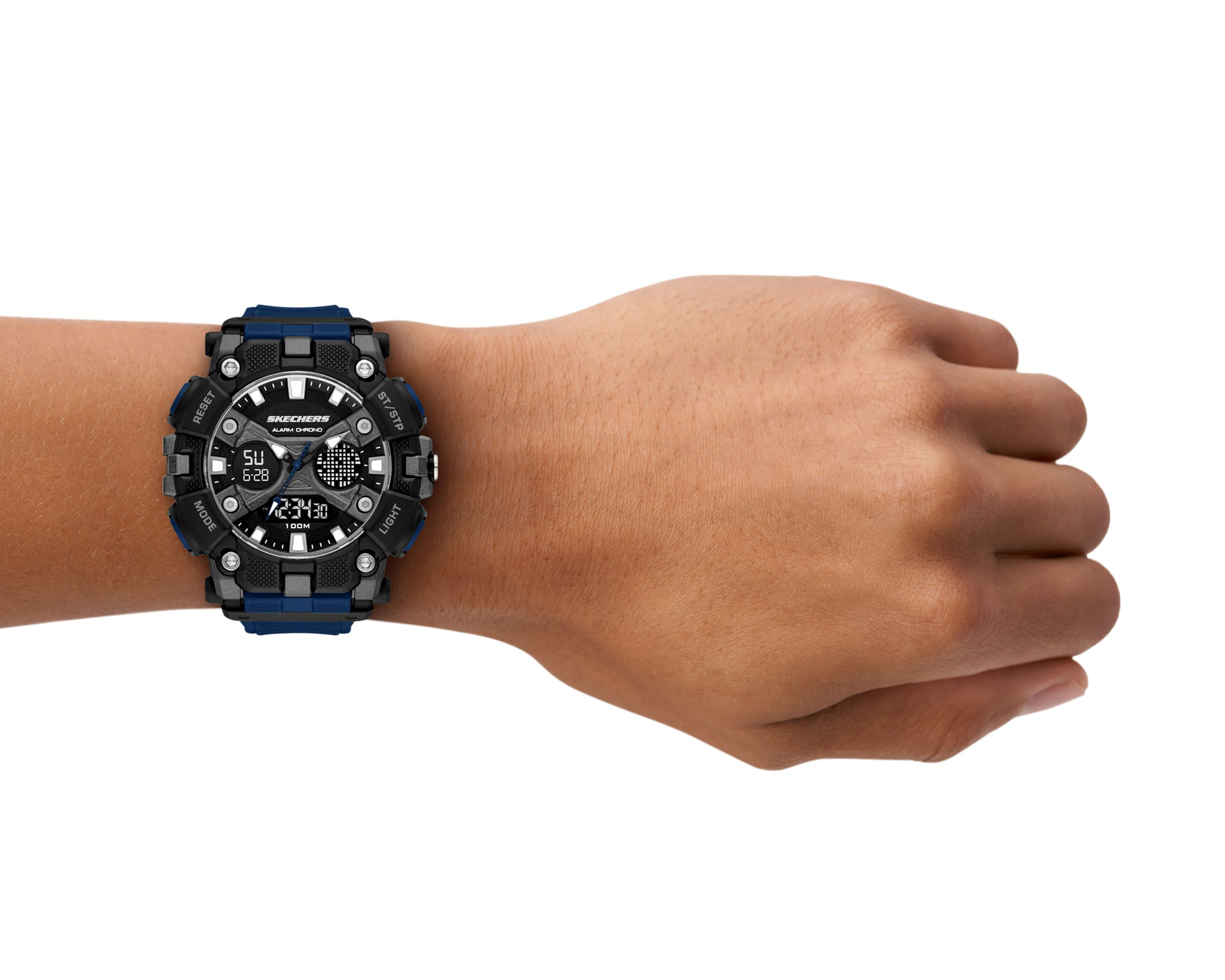 Foto 4 | Foto 4 | Reloj Skechers para Hombre SR1189 Azul