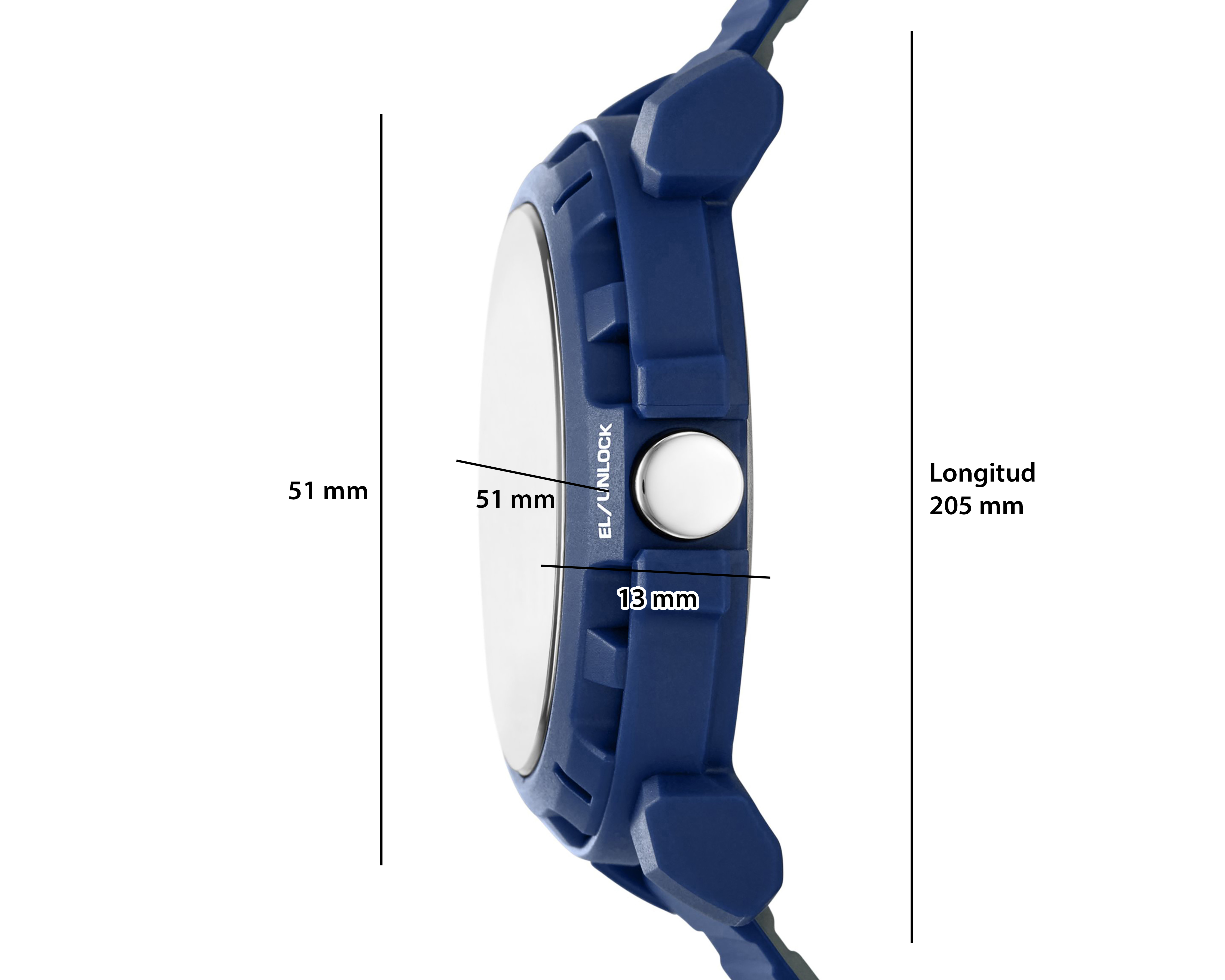 Foto 9 pulgar | Foto 8 | Reloj Skechers para Hombre SR5252 Azul