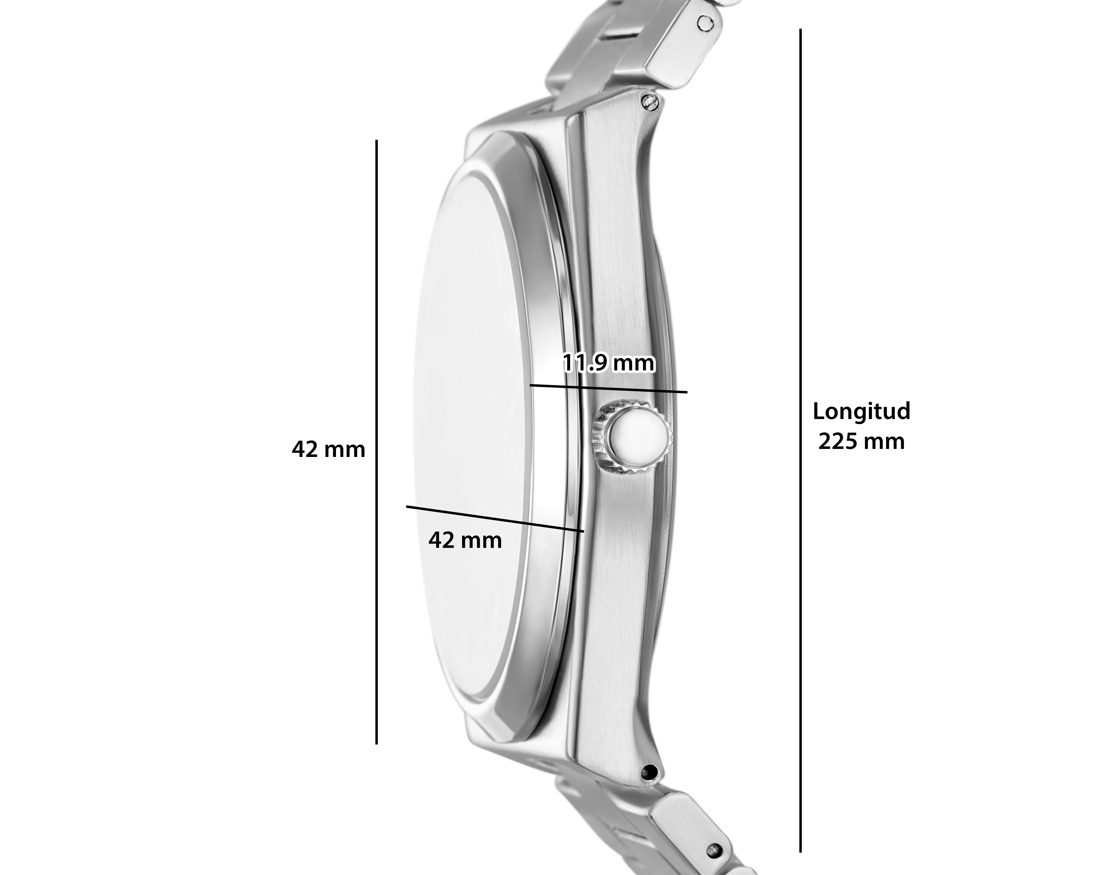 Foto 8 pulgar | Foto 7 | Reloj Folio para Hombre FMDFL6076 Plateado