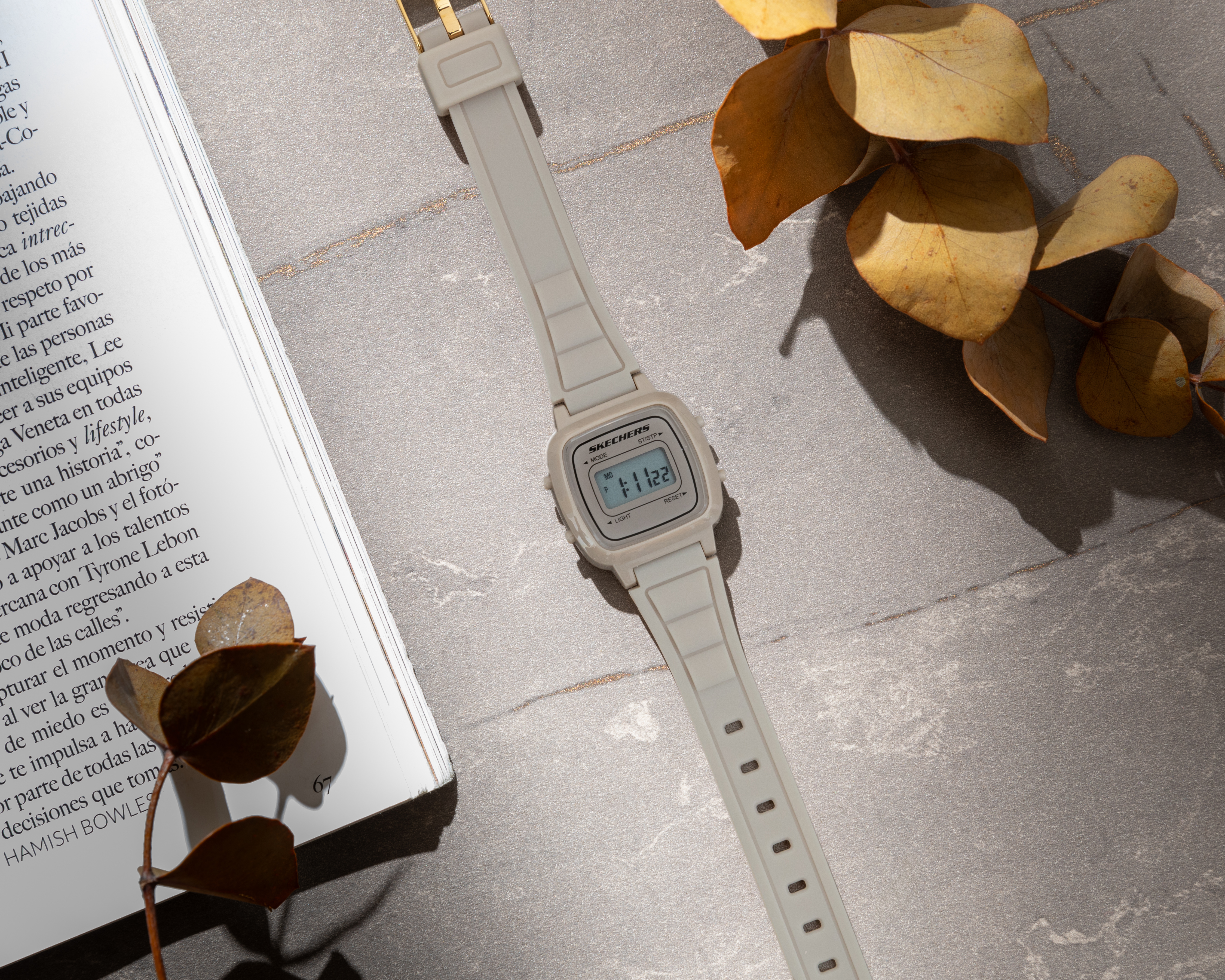 Foto 6 | Foto 6 | Reloj Skechers para Mujer SR2160 E Beige