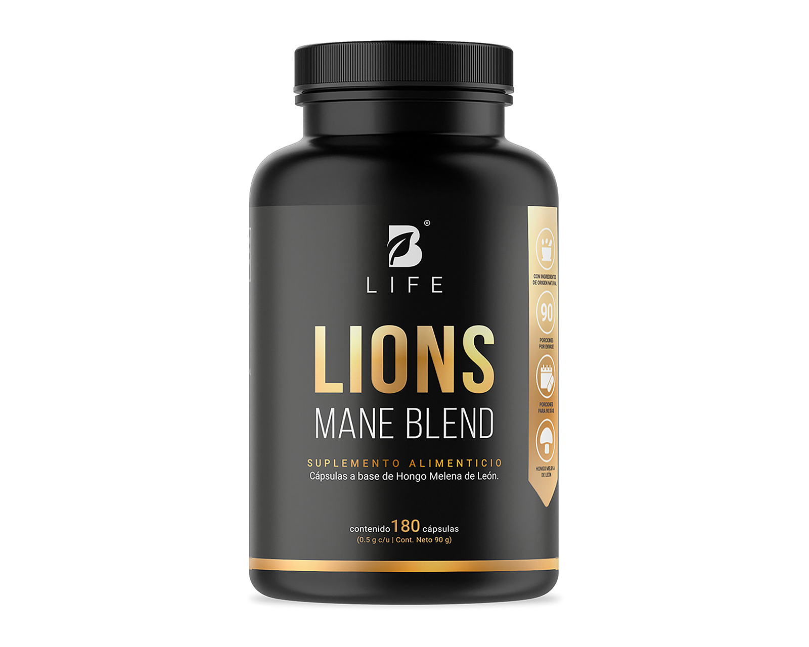 Foto 2 pulgar | Foto 1 | Suplemento Alimenticio B Life Lions Mane Blend Hongo Melena de León 189 Cápsulas 90 g