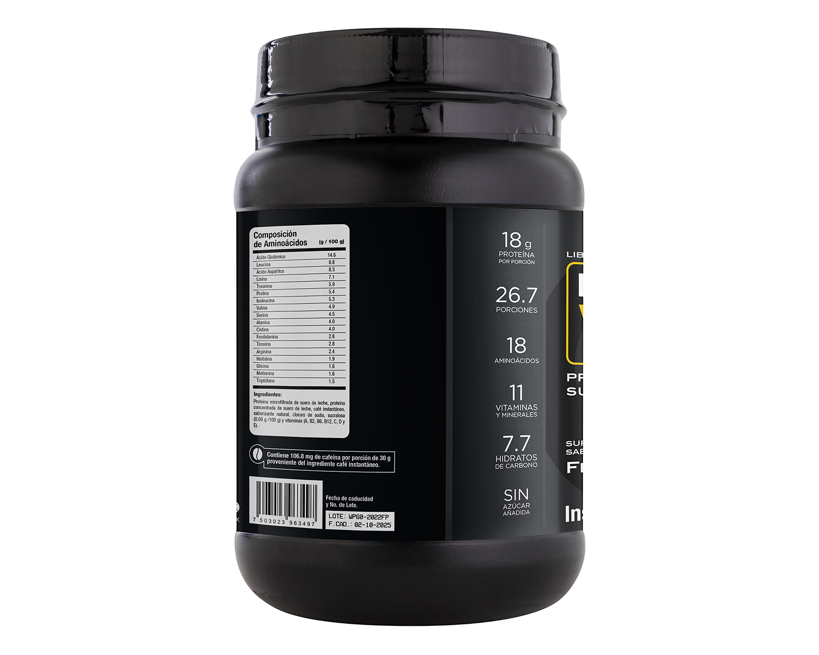 Foto 4 pulgar | Foto 3 | Suplemento Alimenticio Evolution WP60 Proteína de Suero de Leche 800 Gramos