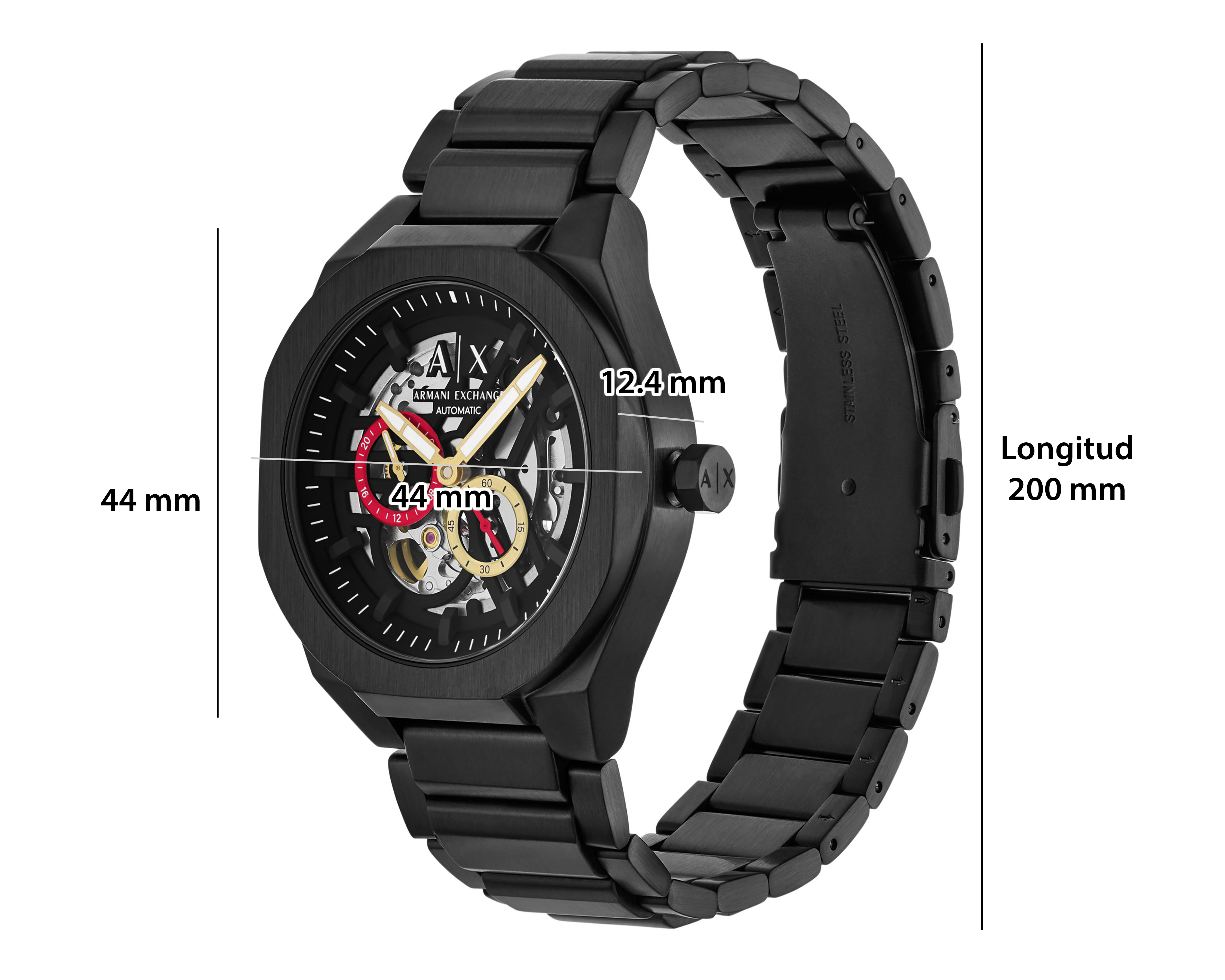 Foto 8 pulgar | Foto 7 | Reloj Armani Exchange para Hombre AX4196 Negro